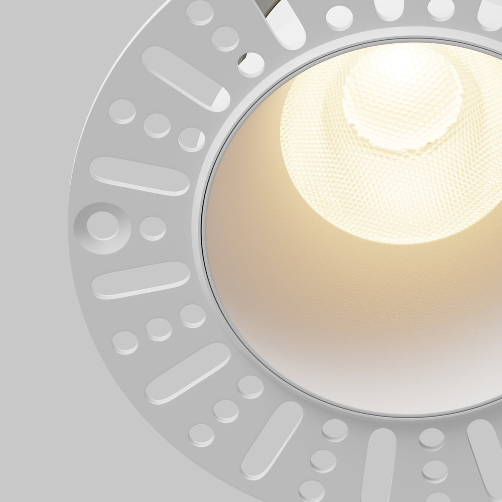 Maytoni downlight Dip LED 50° – wpuszczana oprawa okrągła w kolorze białym