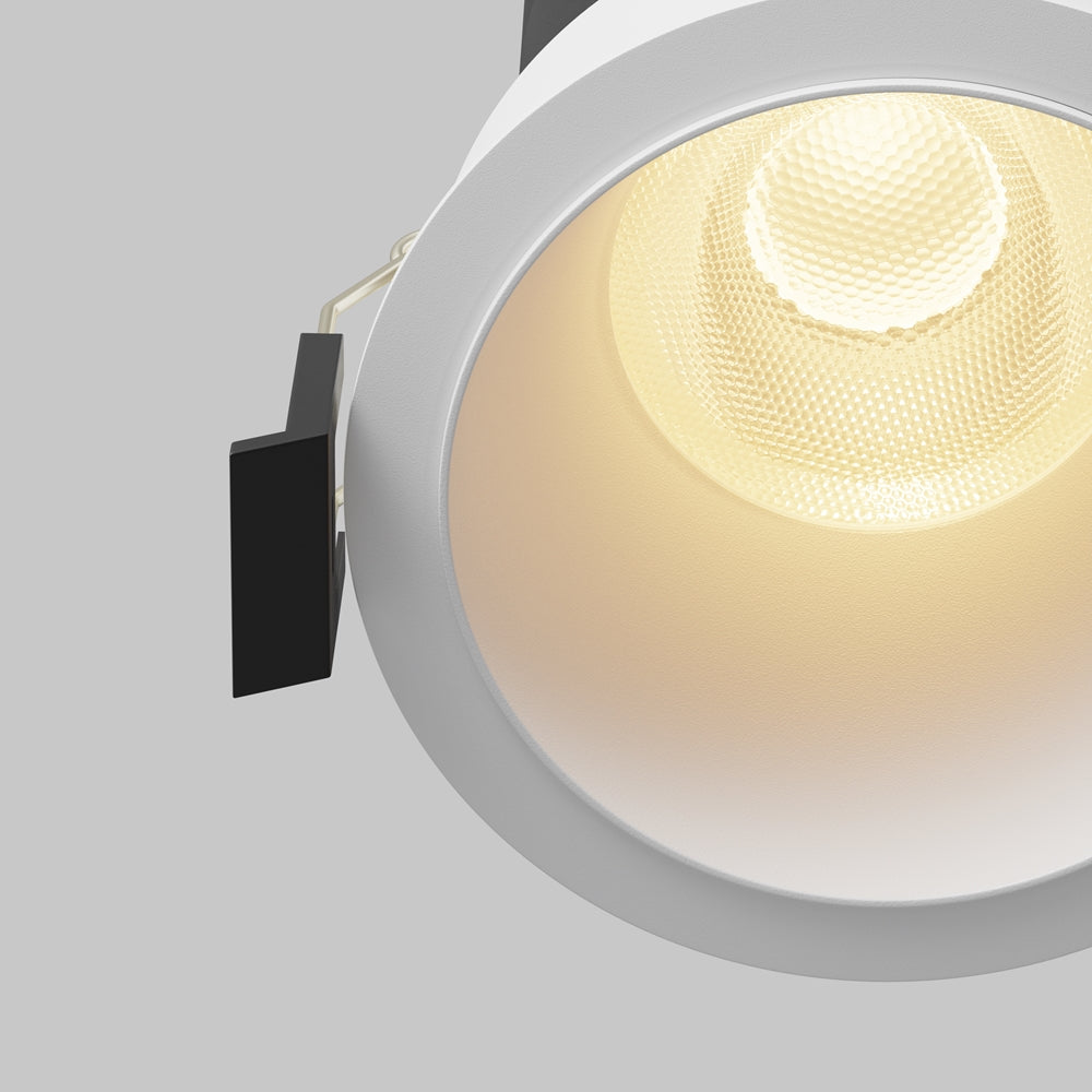 Maytoni downlight Dip LED 50° – wpuszczana oprawa okrągła w kolorze białym