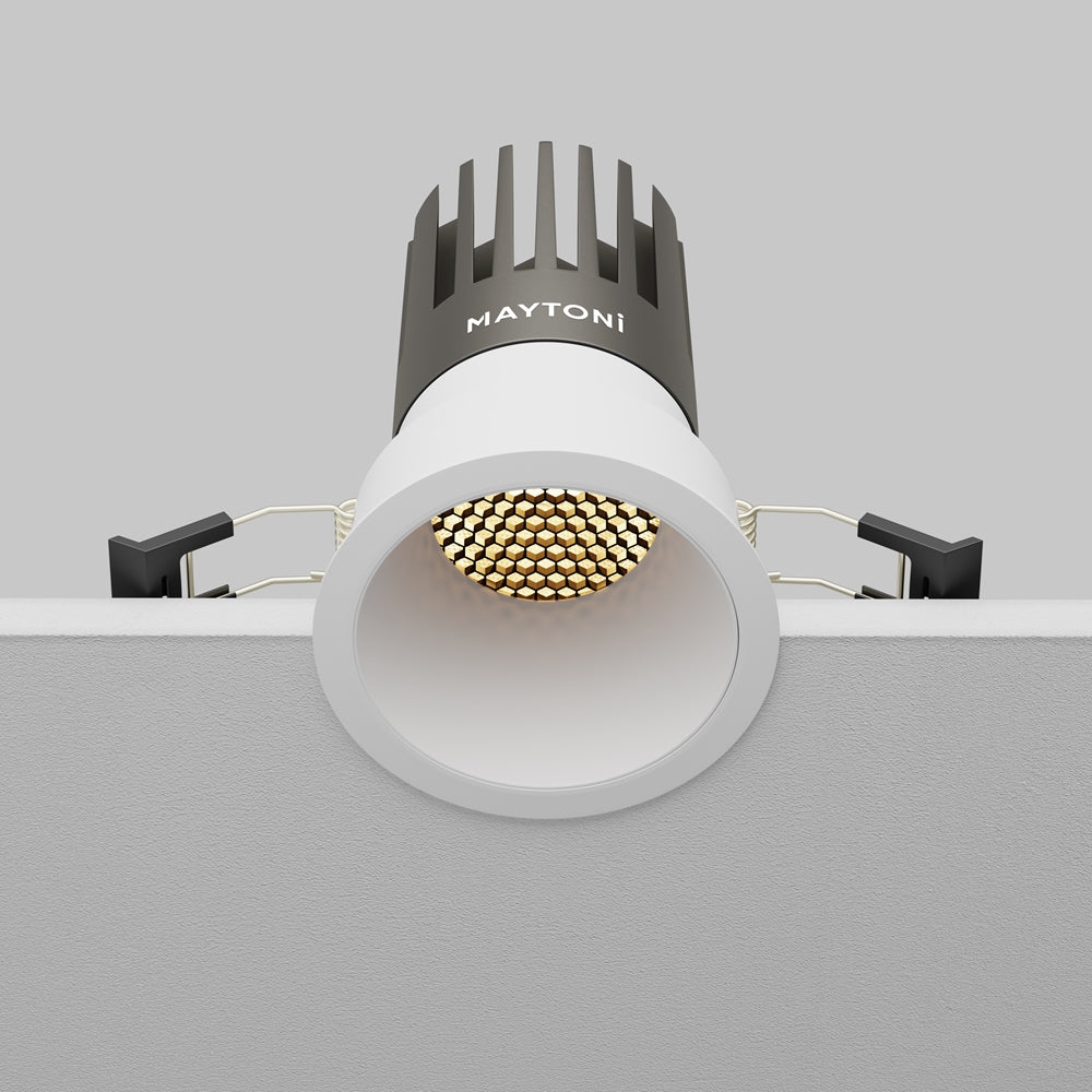 Maytoni downlight Dip LED 50° – wpuszczana oprawa okrągła w kolorze białym