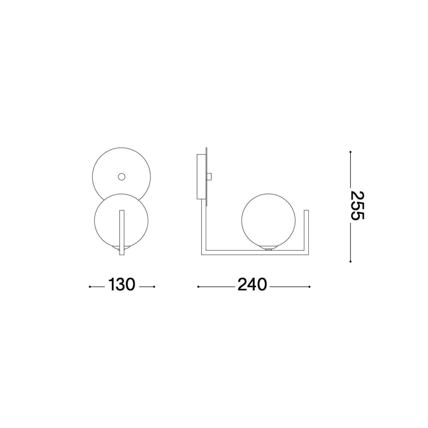 Ideal lux Birds G9 nástěnné svítidlo