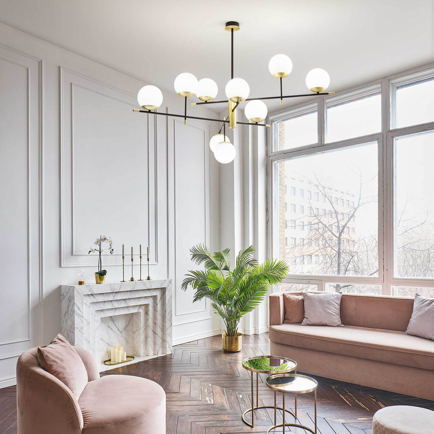 Ideal lux Gourmet E14 závěsné svítidlo lustr