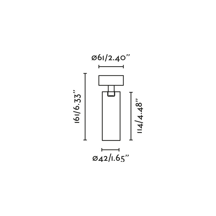 Faro Stan Slim GU10 přisazené bodové svítidlo