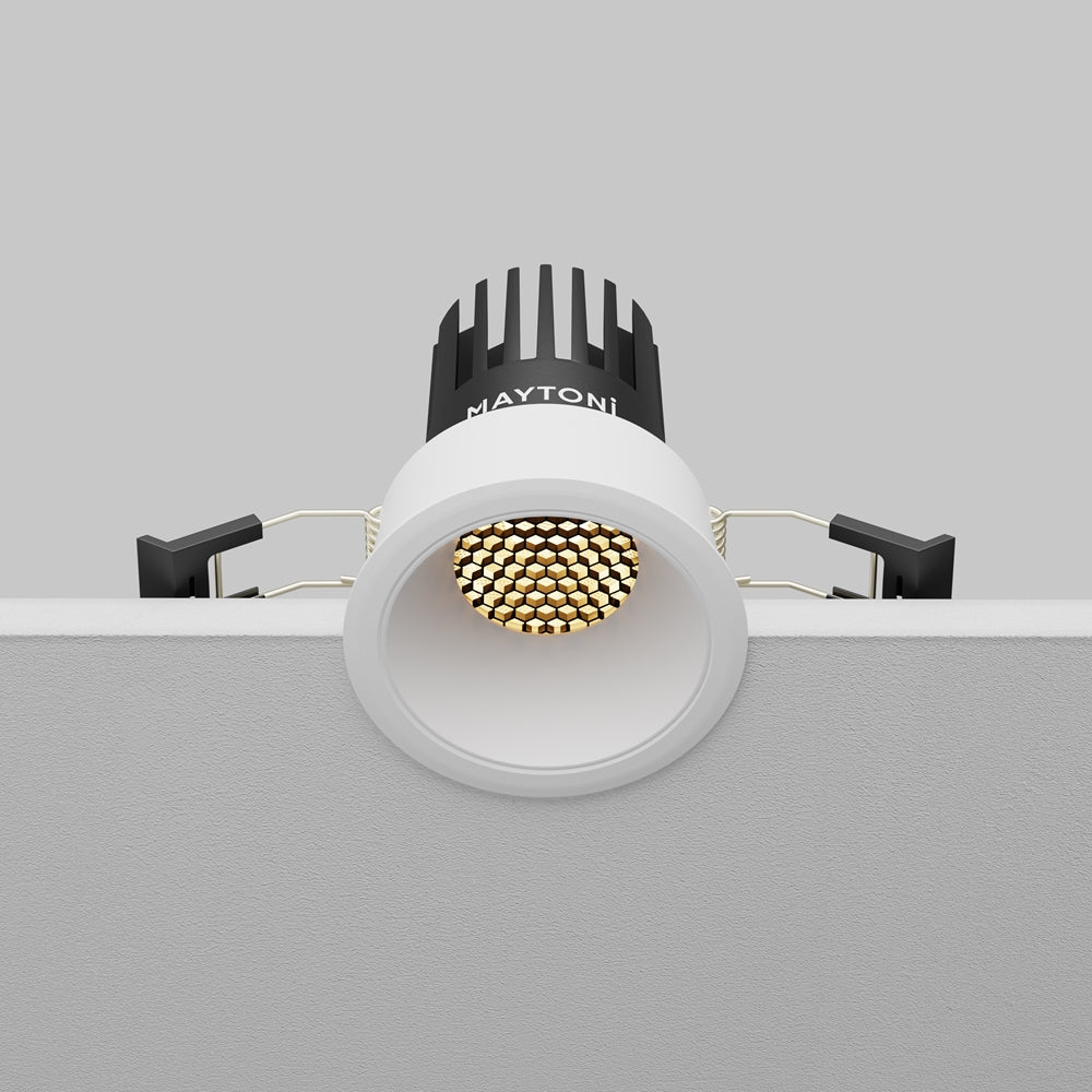 Maytoni downlight Dip LED 50° – wpuszczana oprawa okrągła w kolorze białym