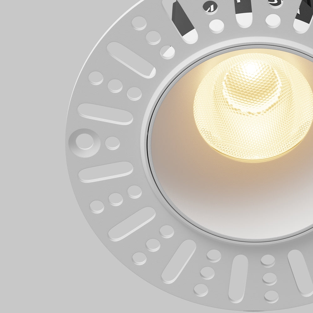 Maytoni downlight Dip LED 50° – wpuszczana oprawa okrągła w kolorze białym