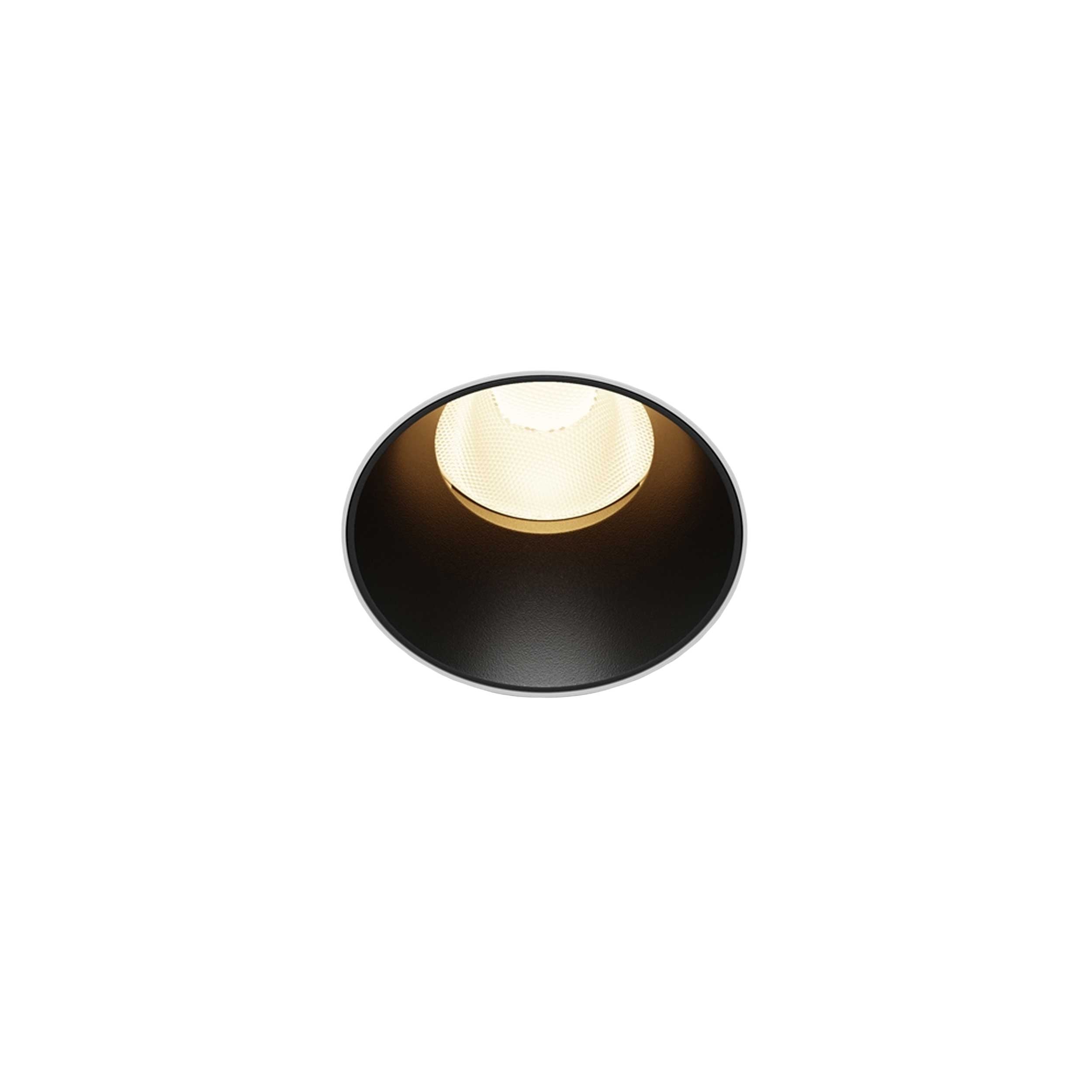 Maytoni downlight Dip LED 50° – wpuszczana oprawa okrągła w kolorze czarnym