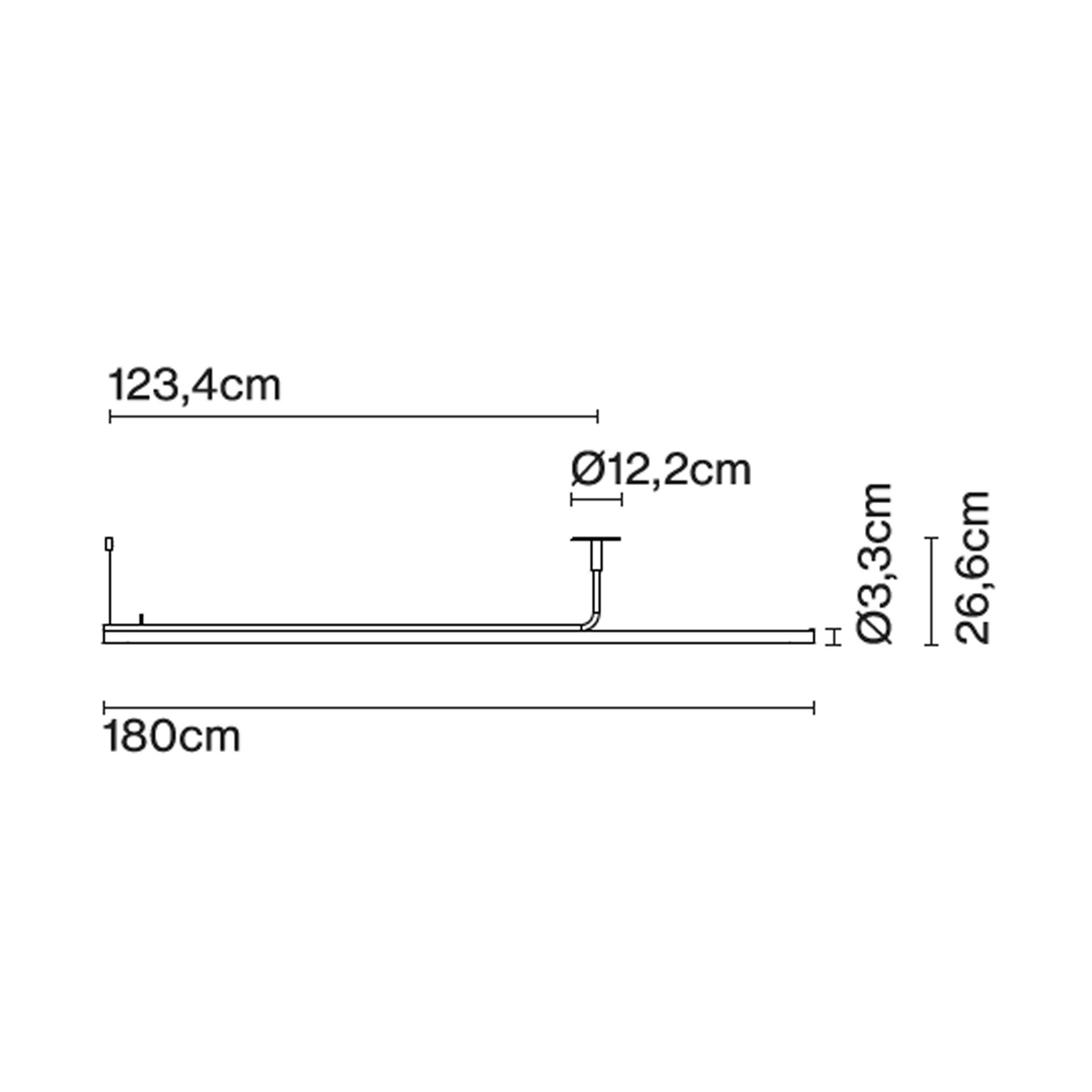 Marset Ambrosia Pro LED RSC 120/180 – wisząca oprawa liniowa