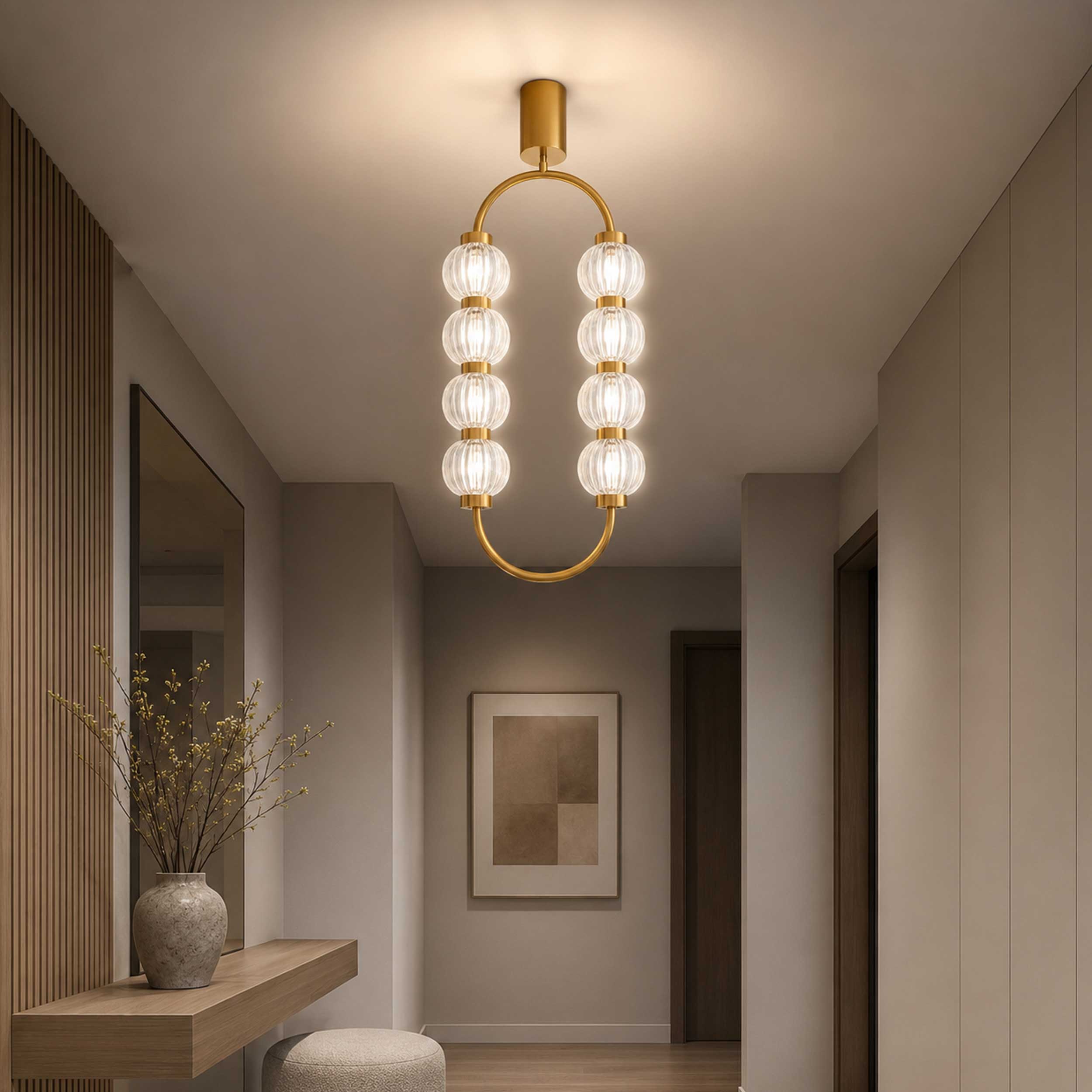 Maytoni Amulet LED – lampa wisząca w formie kompozycji łańcuchowej
