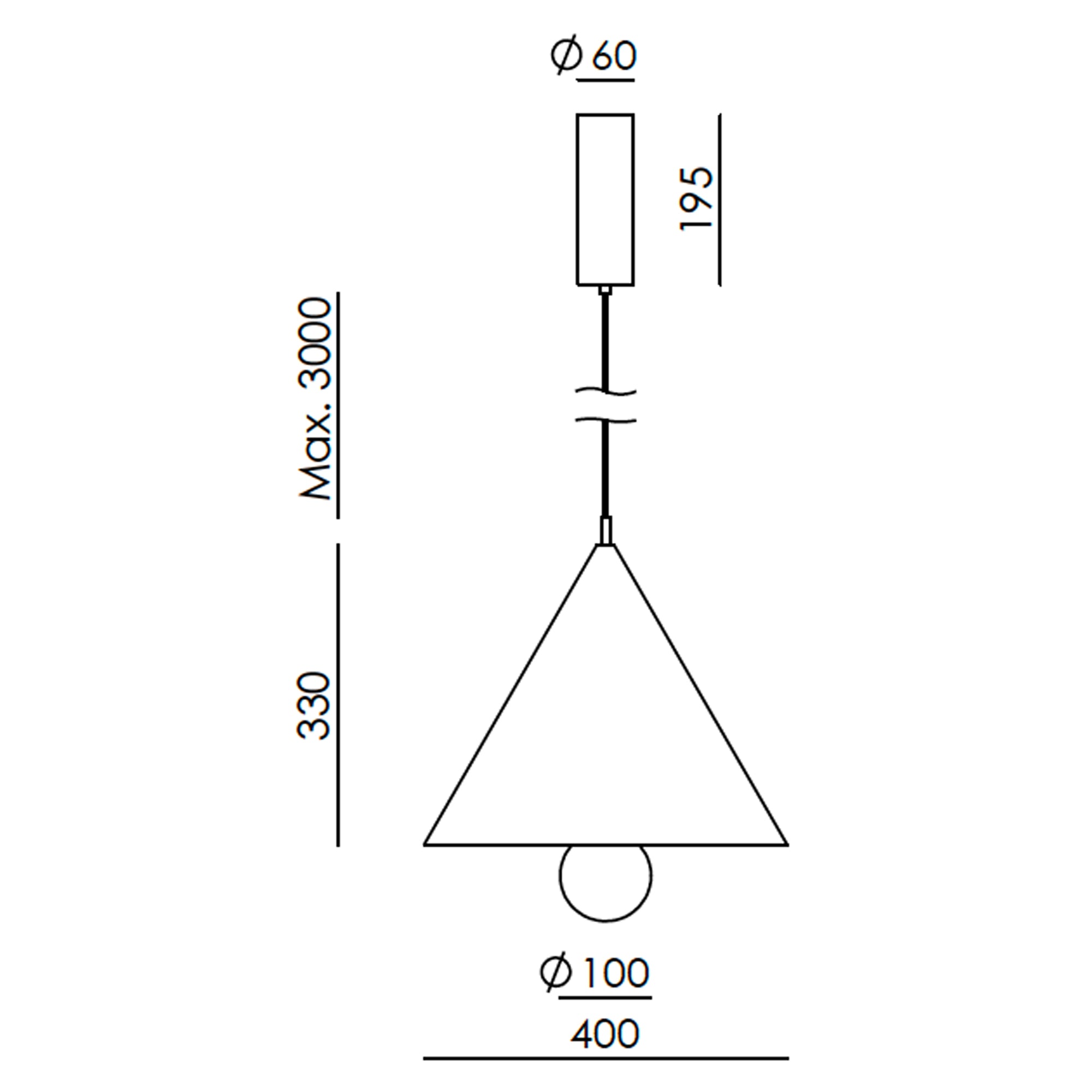 Aromas Marg LED závěsné svítidlo