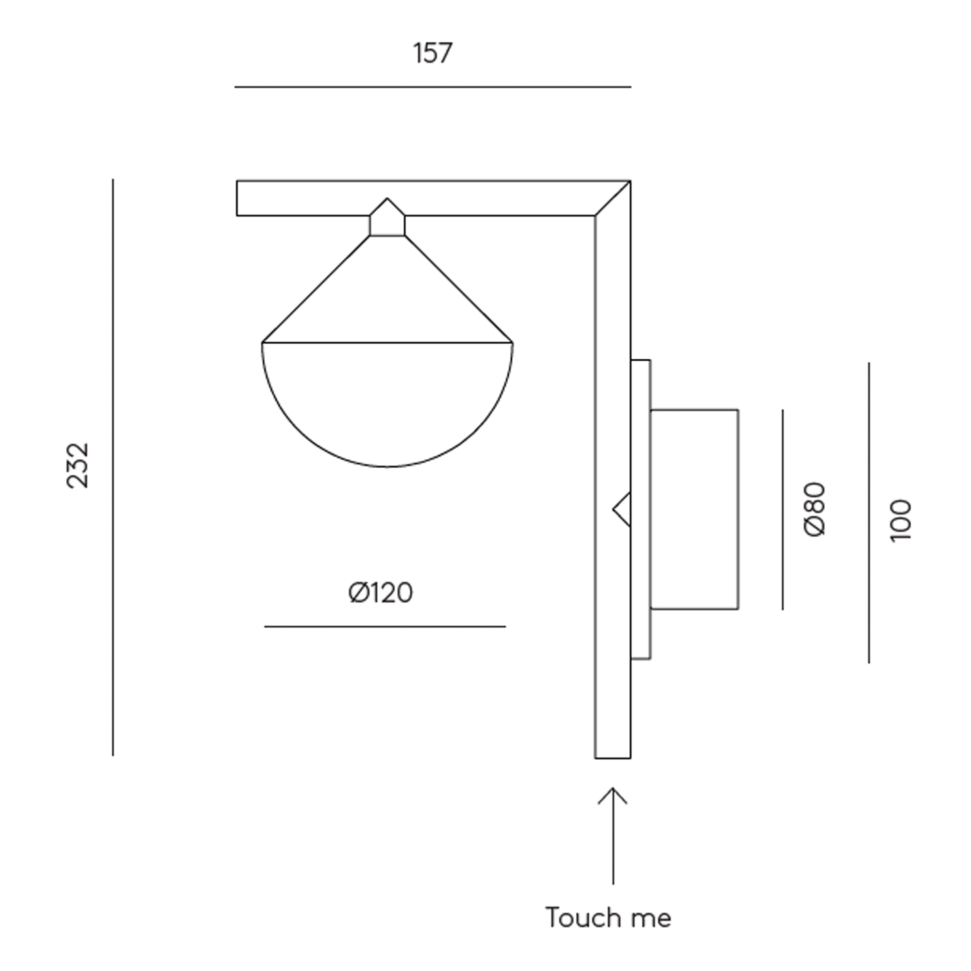 Aromas Nino LED nástěnné svítidlo