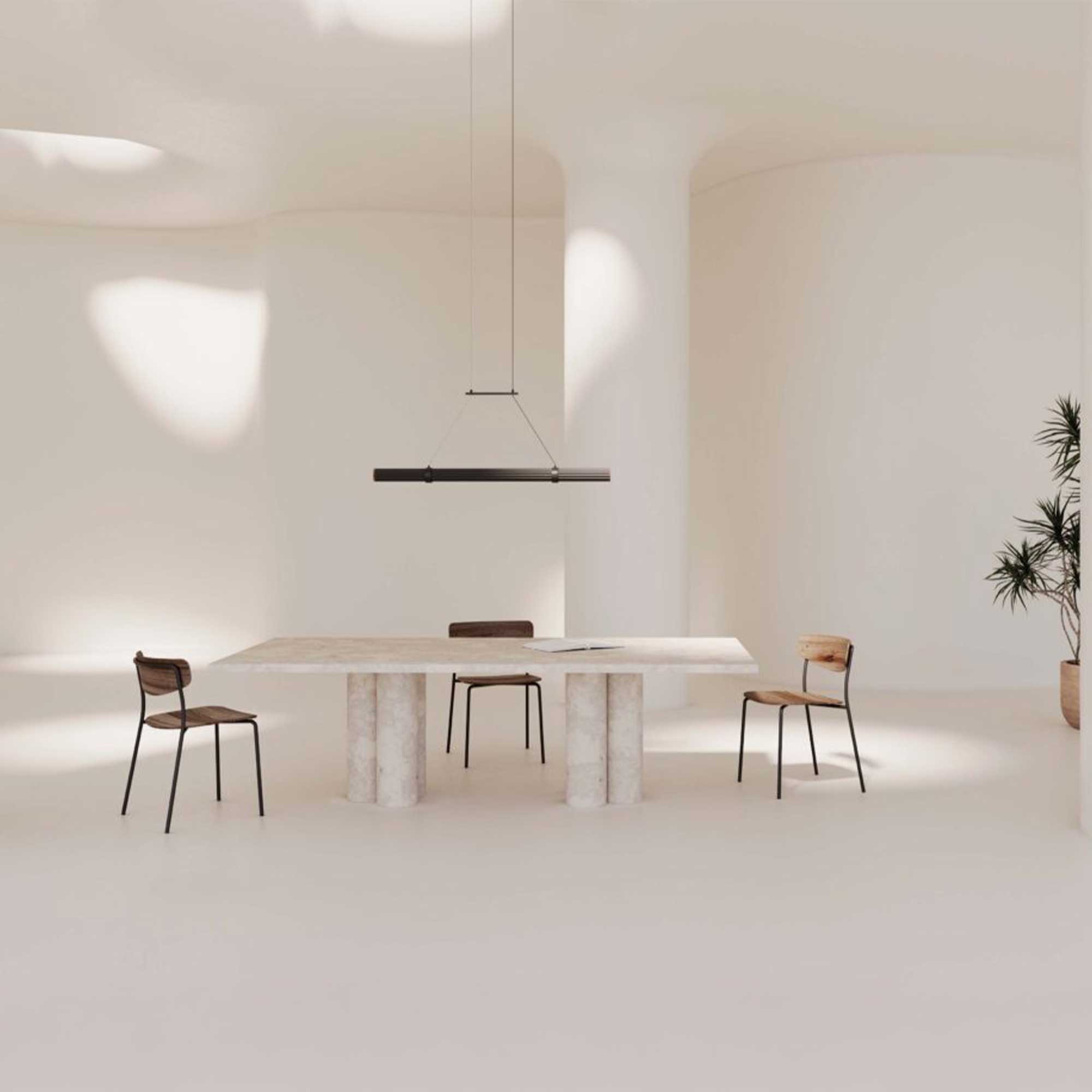 Aromas Niro LED závěsné svítidlo stmívatelné