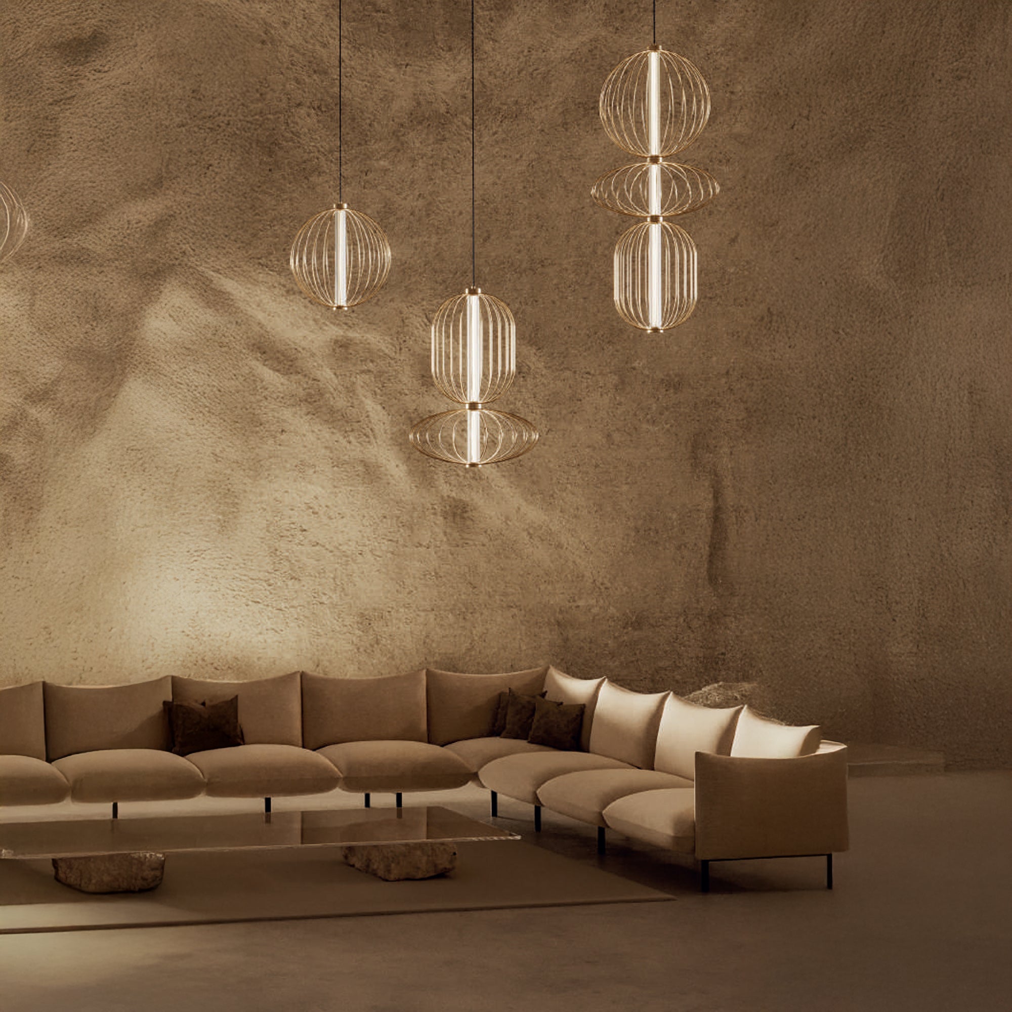 Aromas Pepo LED závěsné konfigurovatelné svítidlo