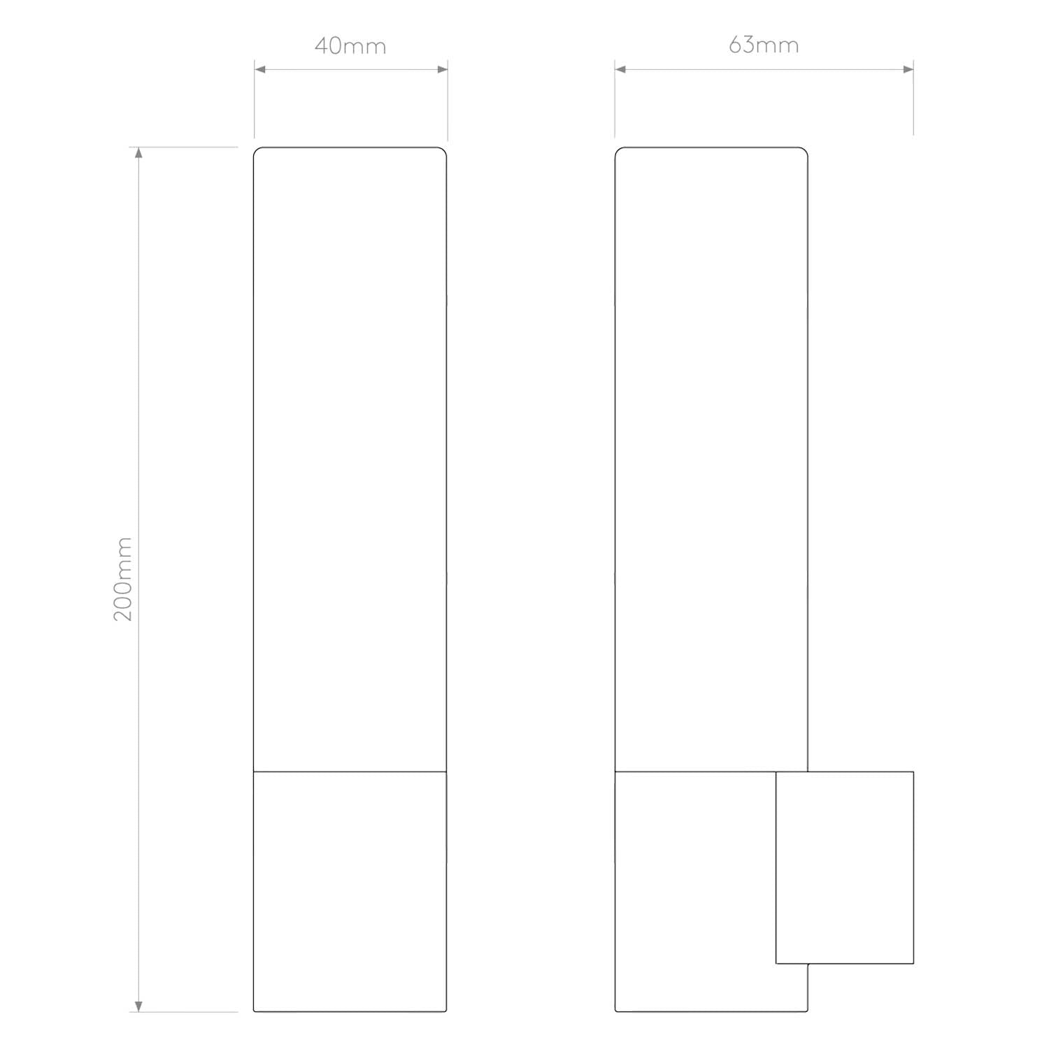 Astro Bari G9 nástěnné svítidlo IP44