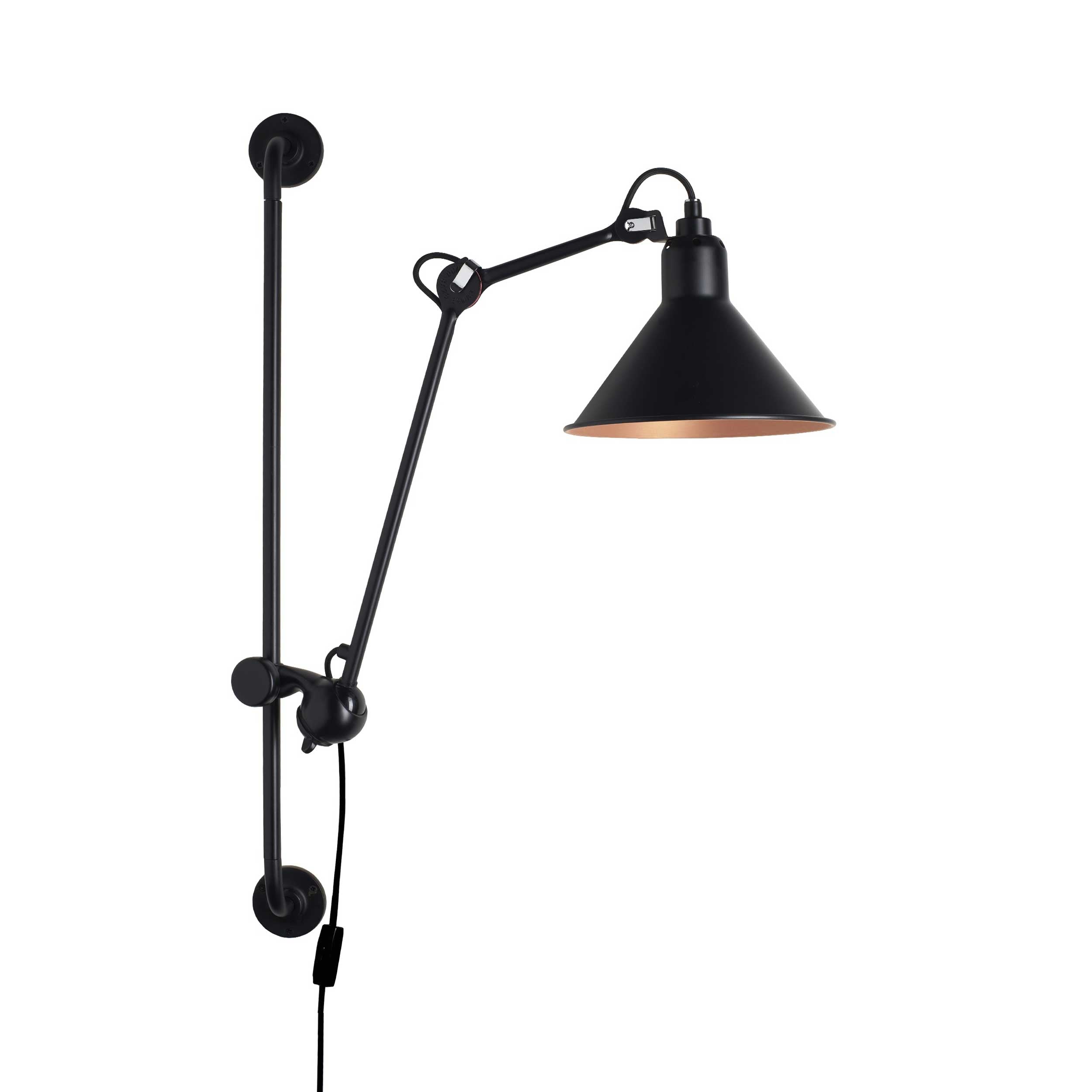 DCW éditions Lampe Gras N°210 E14 nástěnné svítidlo s vypínačem