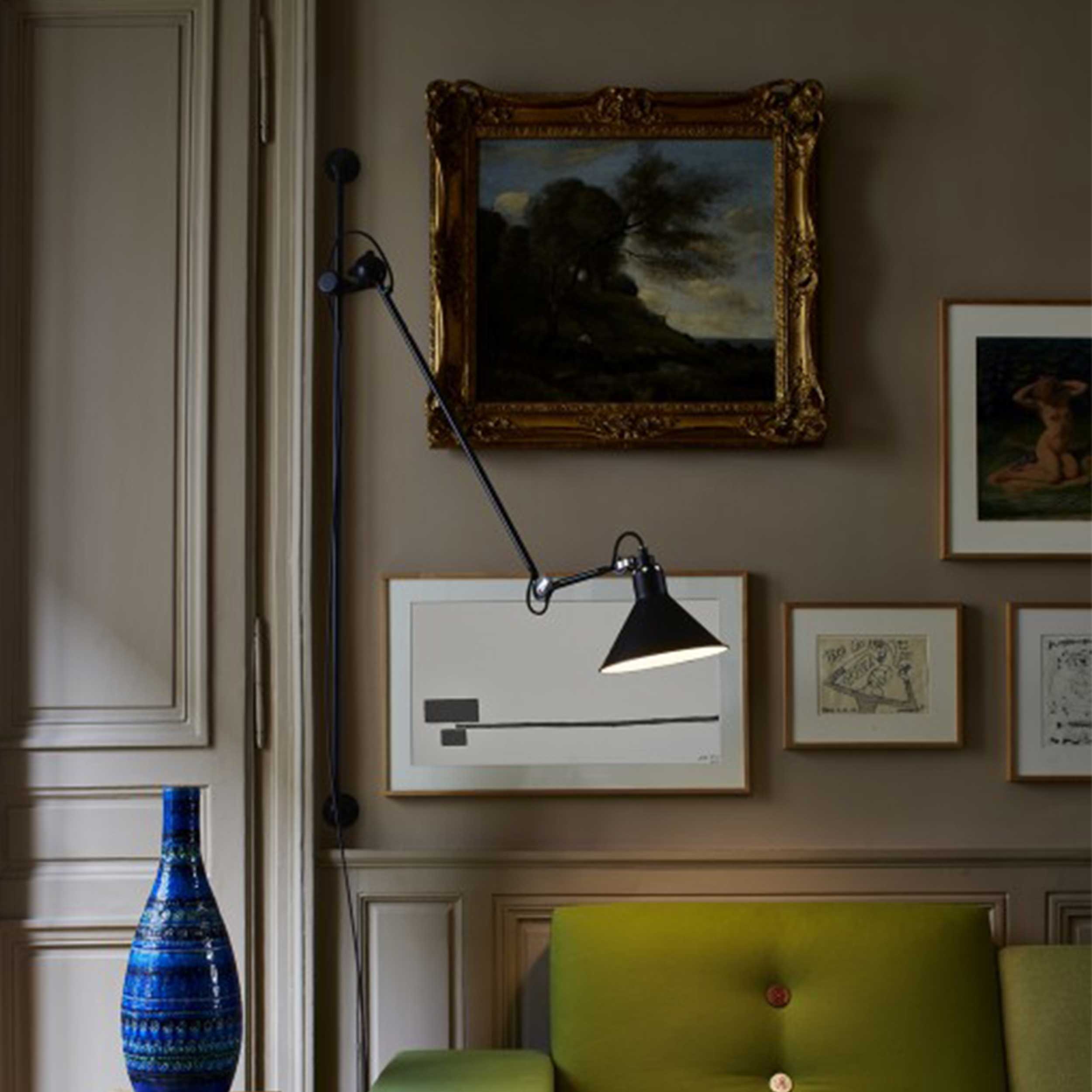 DCW éditions Lampe Gras N°214 E14 posuvné nástěnné svítidlo