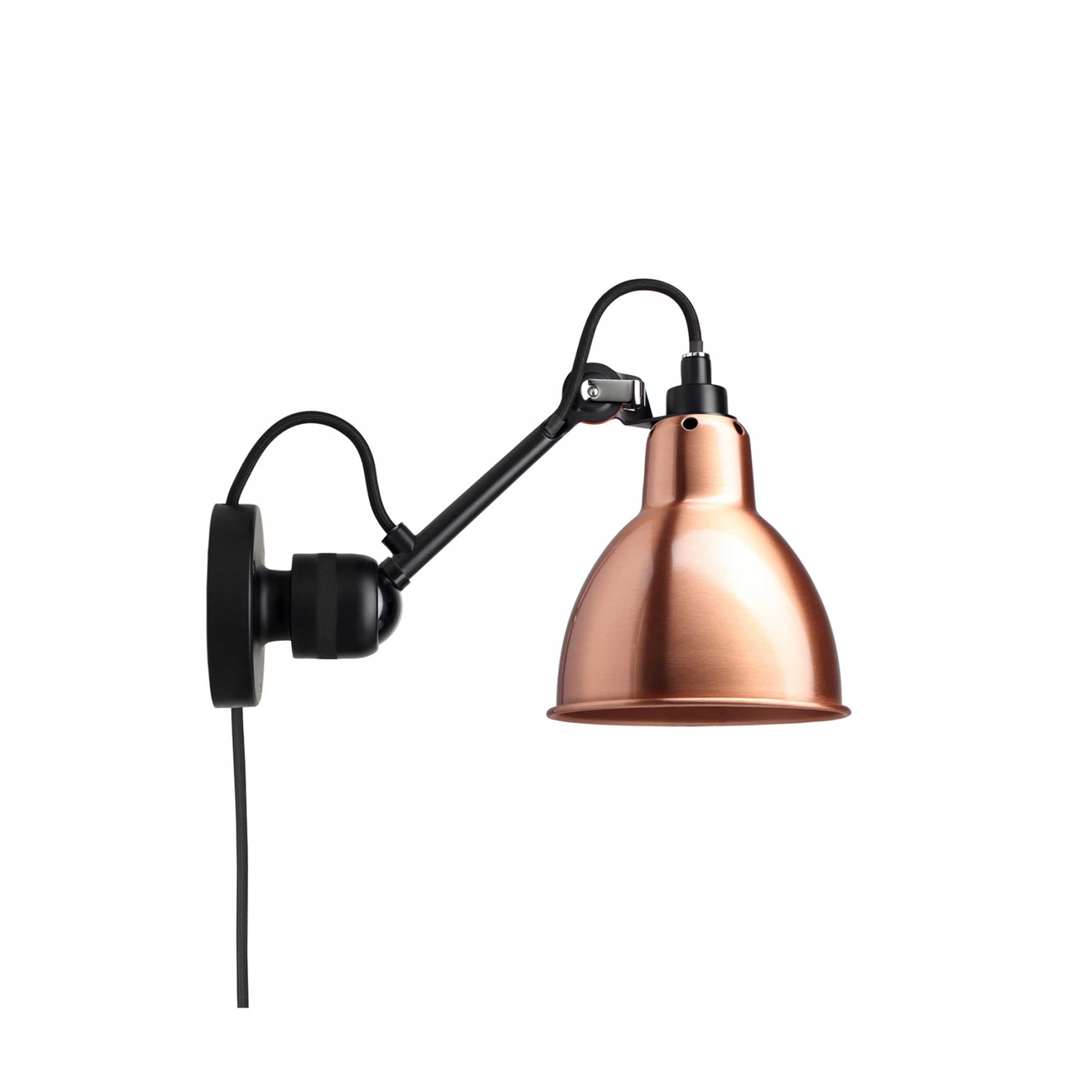 DCW éditions Lampe Gras N°304 E14 nástěnné svítidlo černé