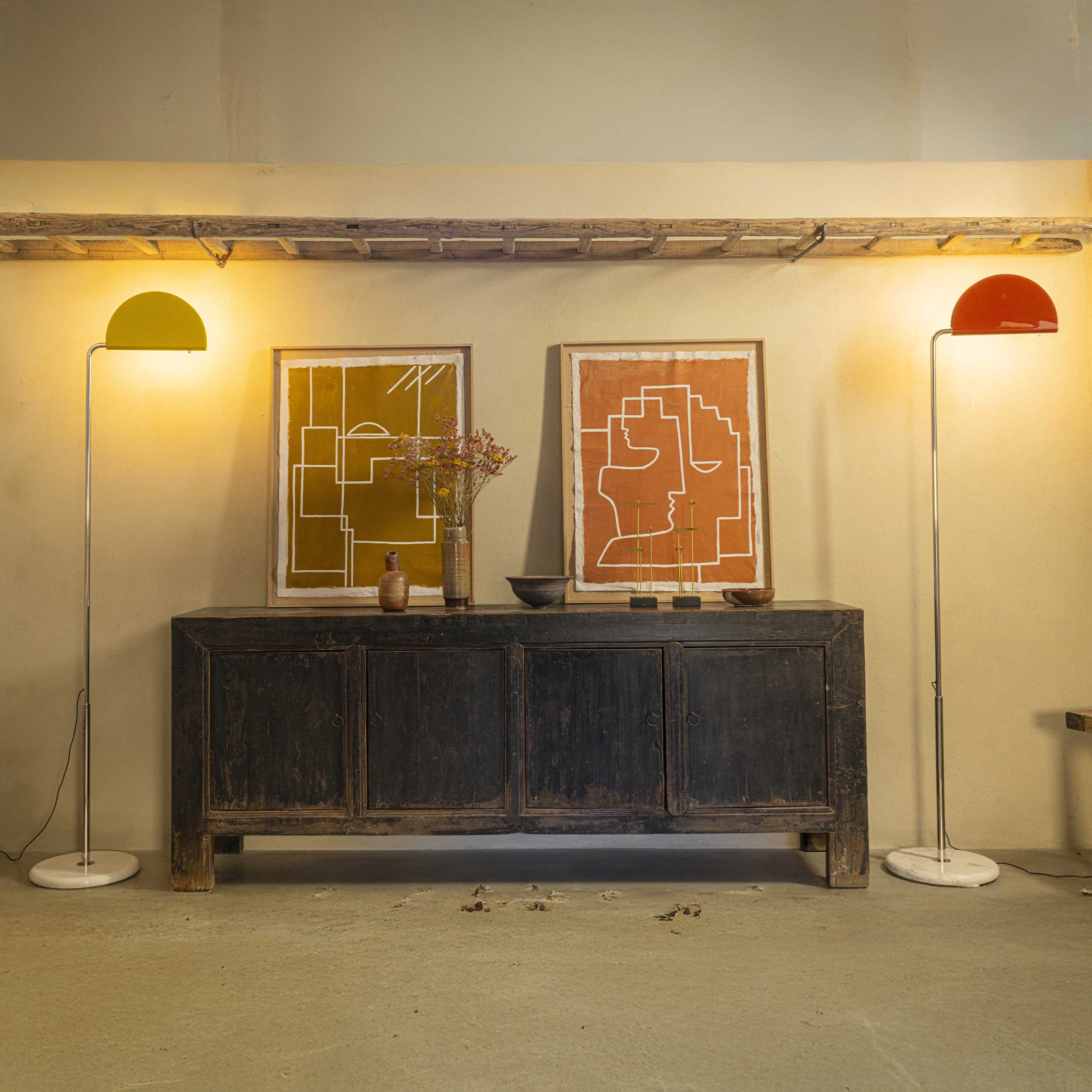 DCW éditions Mezzaluna LED stojací svítidlo