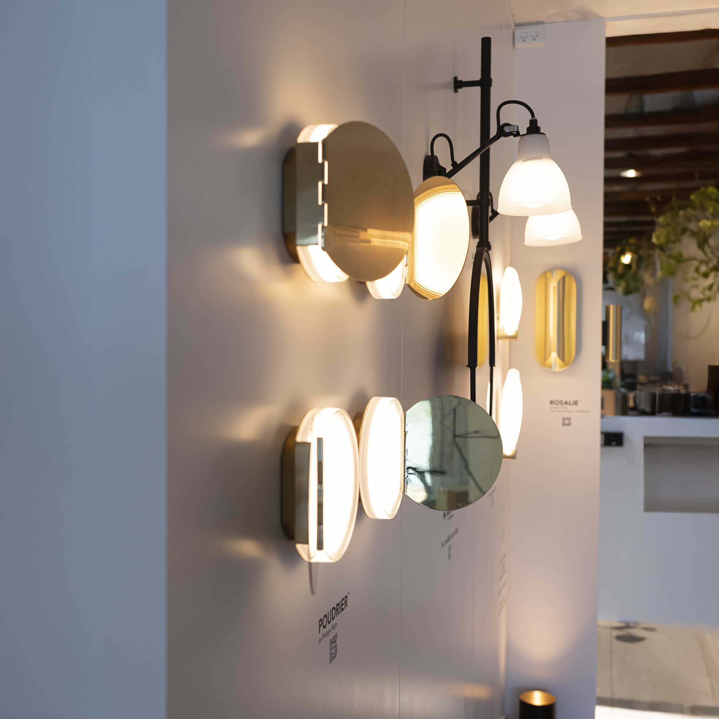 DCW éditions Poudrier LED nástěnné svítidlo