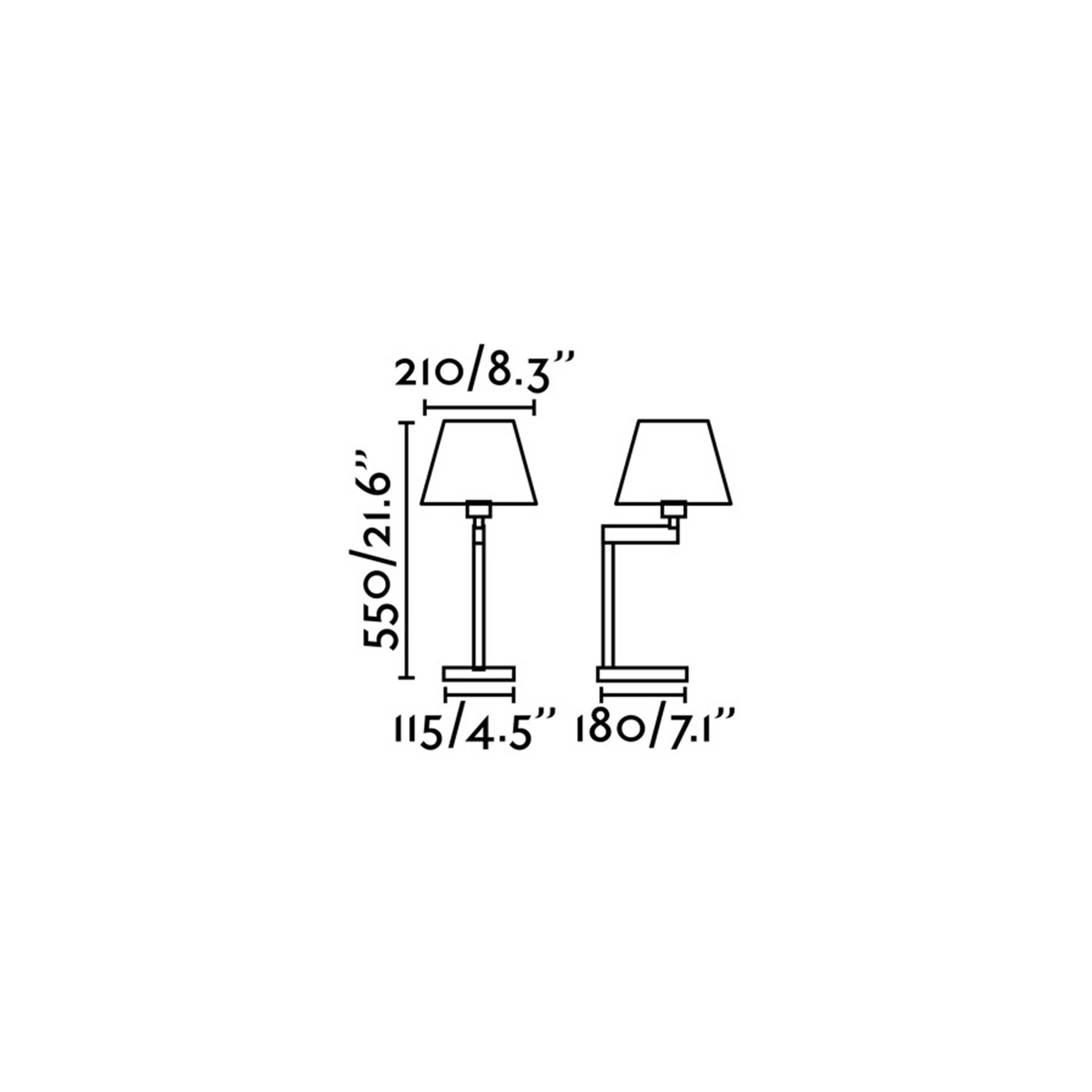 Lampa stołowa Faro Artis E27