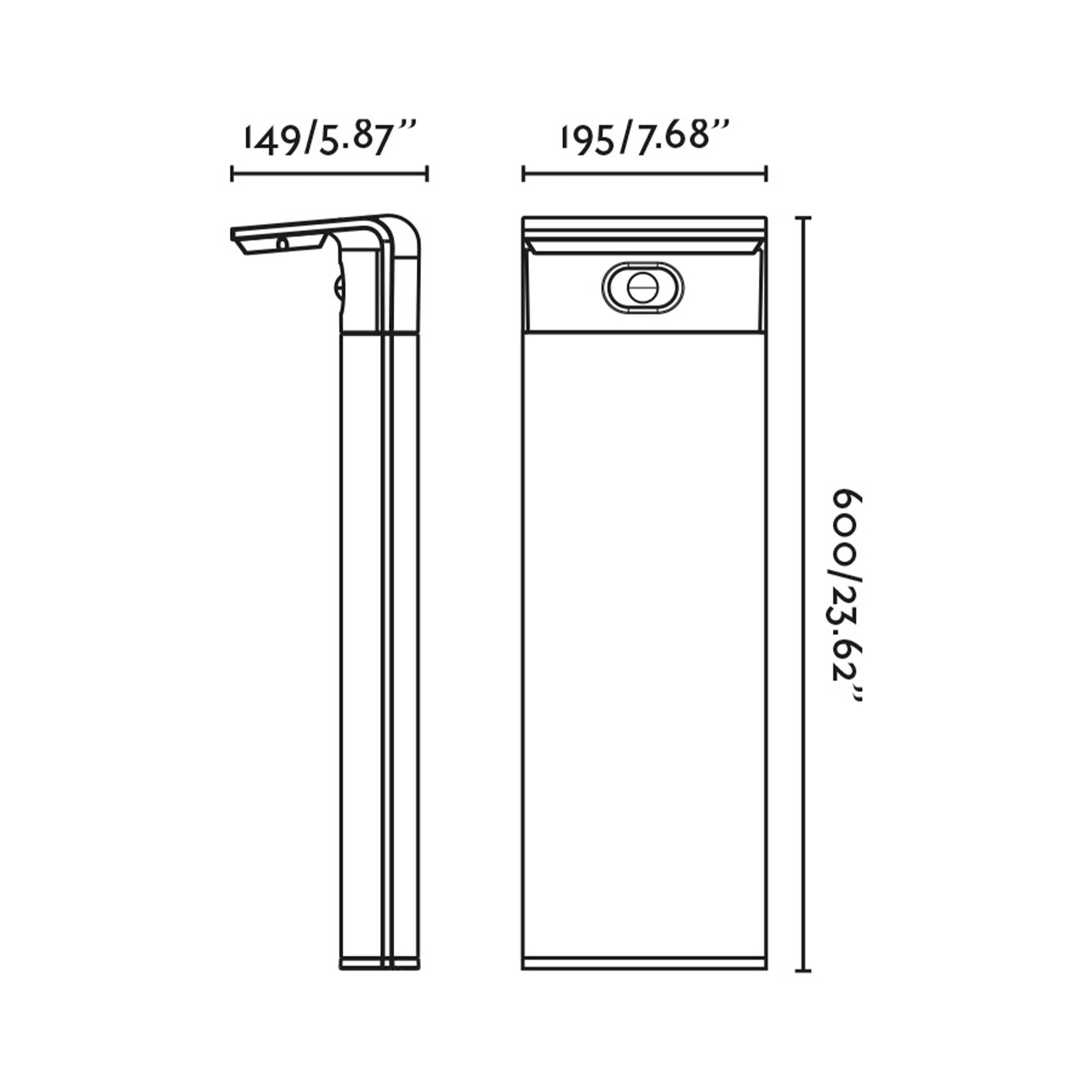 Faro Luma LED sloupkové venkovní svítidlo IP65