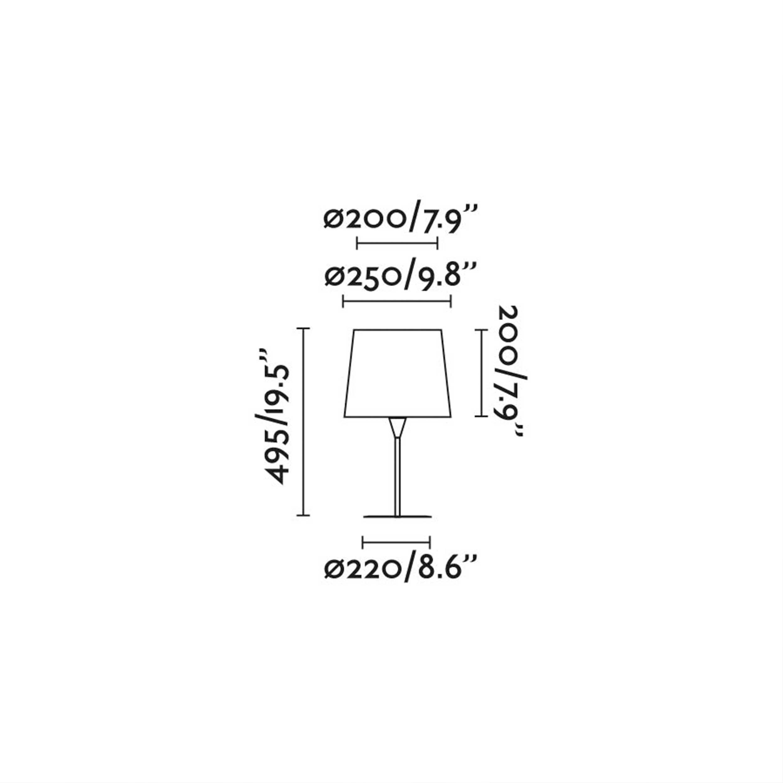 Lampa stołowa Faro Samba E27