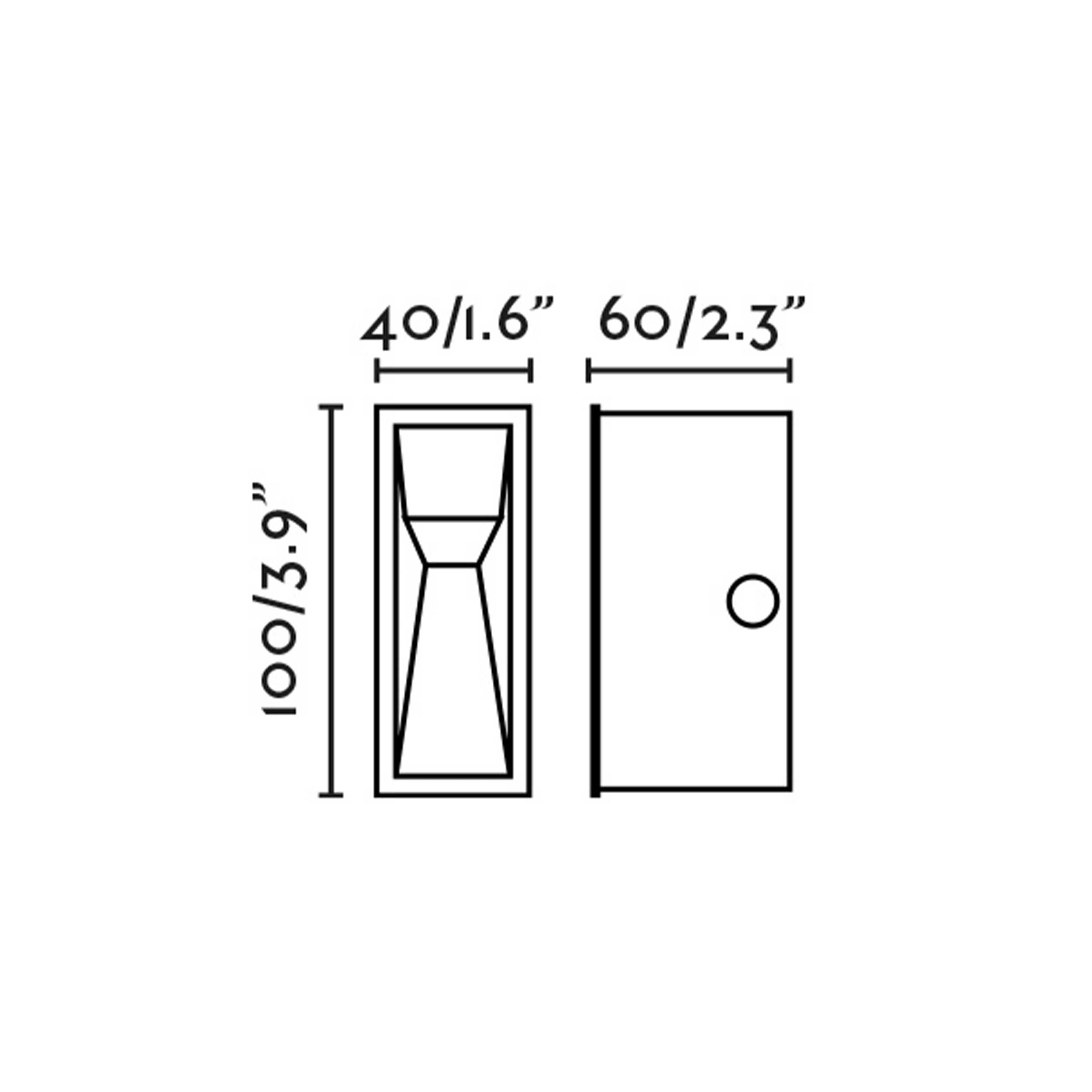 Faro Til LED nástěnné zápustné venkovní svítidlo IP65