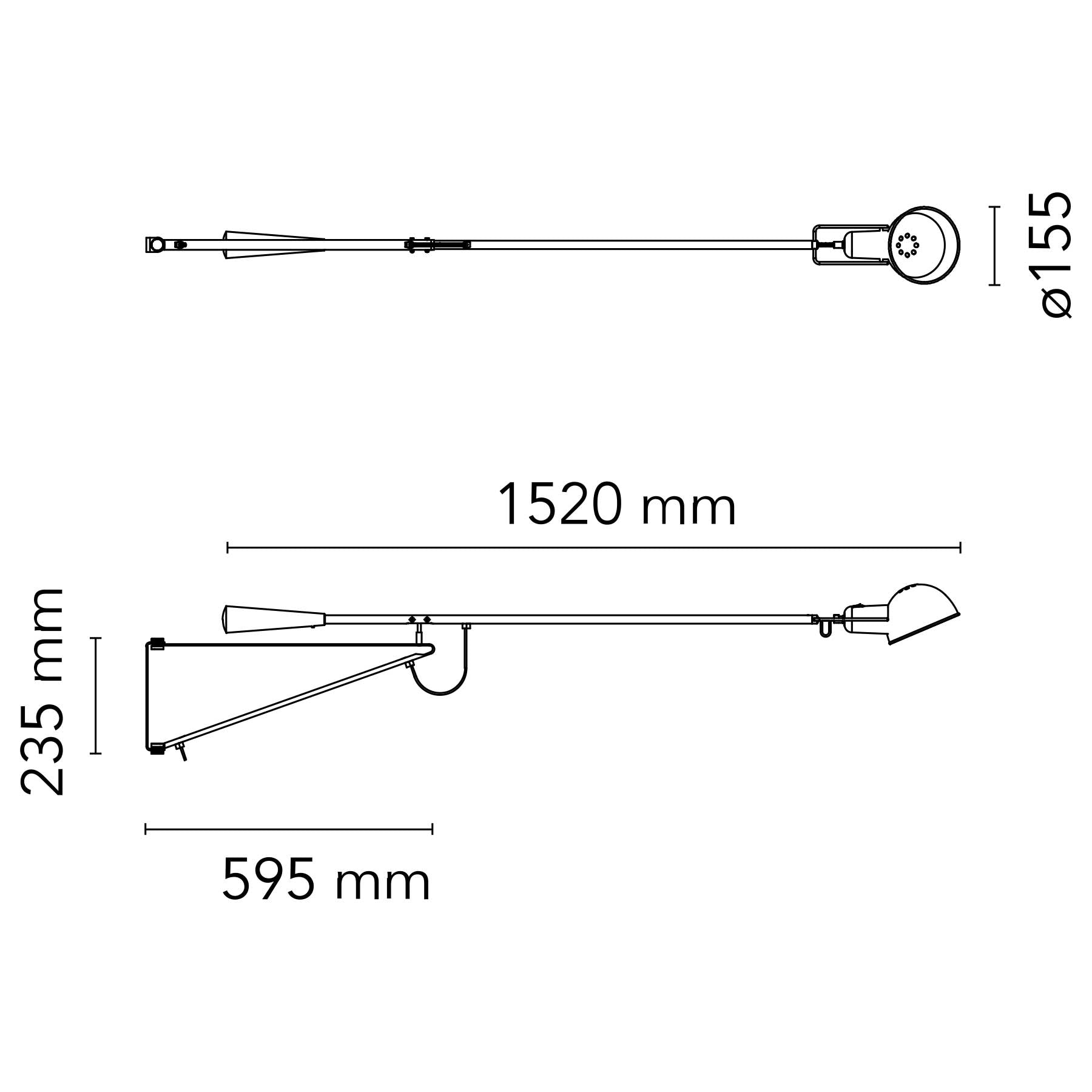 Flos 265 E27 nástěnné svítidlo