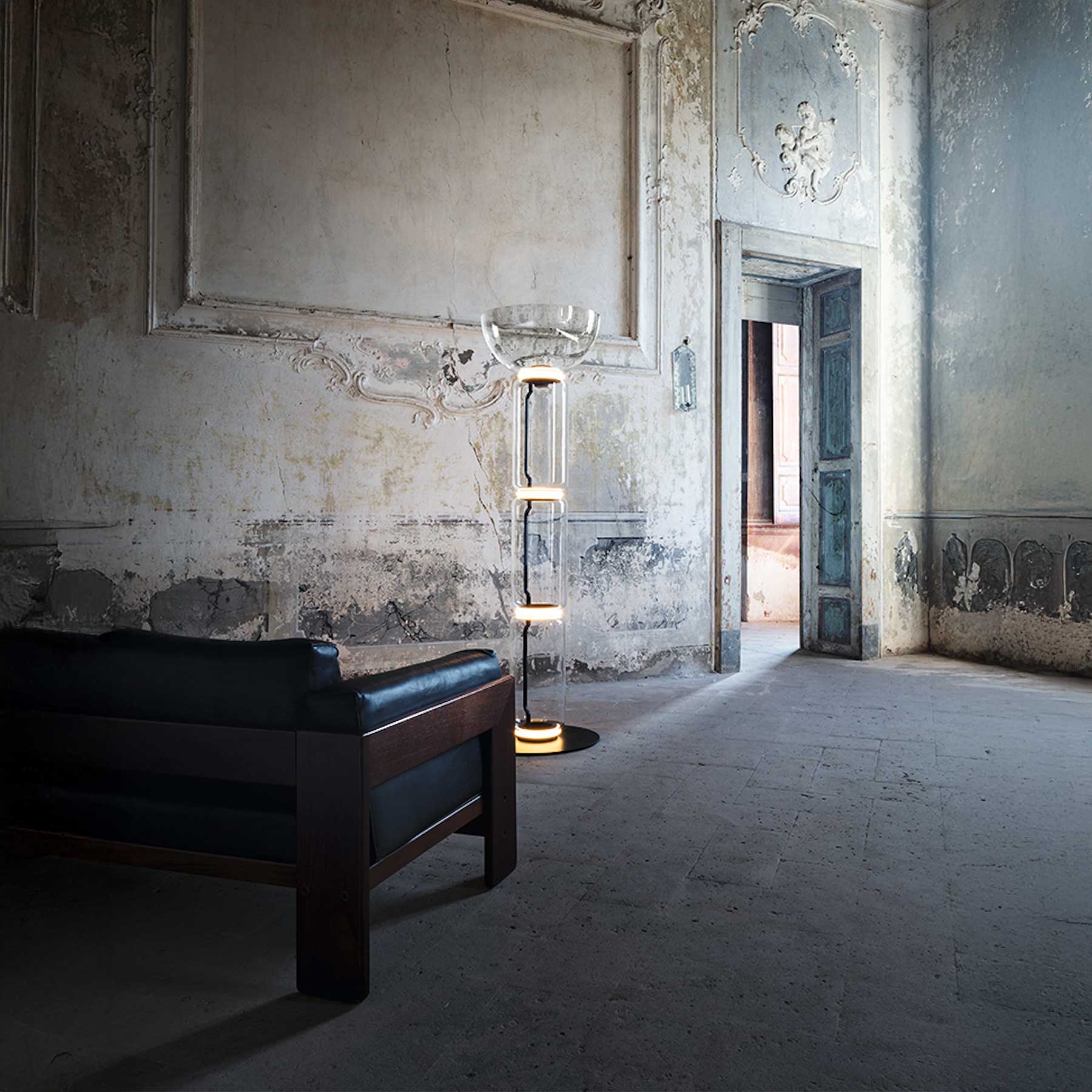 Flos Noctambule LED stojací skleněné svítidlo