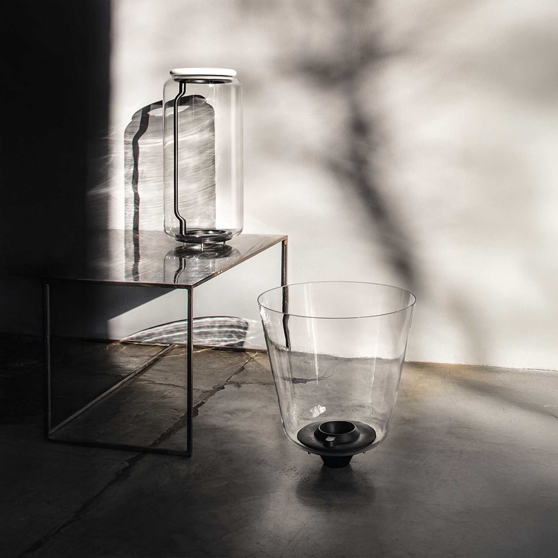 Flos Noctambule LED stojací skleněné svítidlo