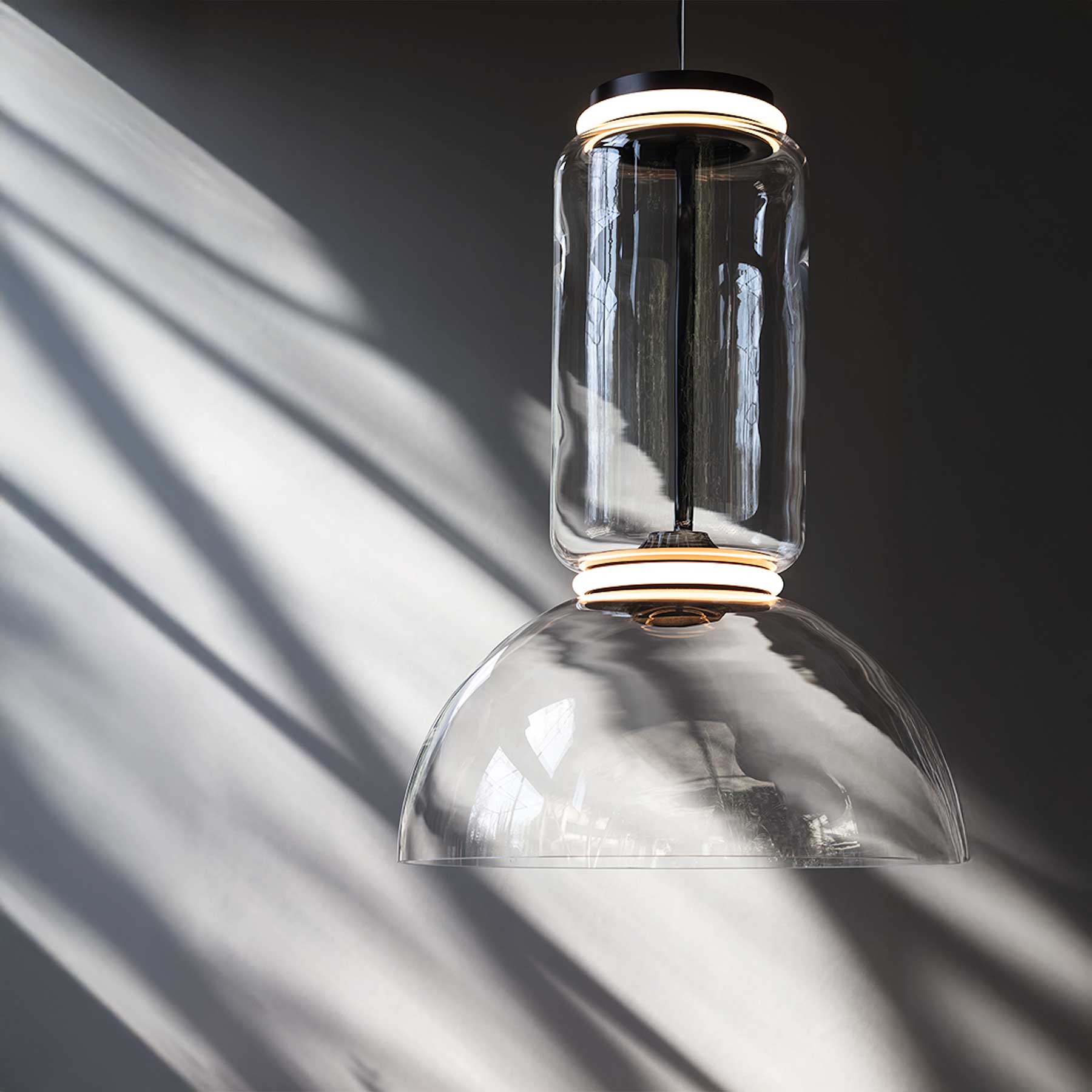 Flos Noctambule LED závěsné skleněné svítidlo