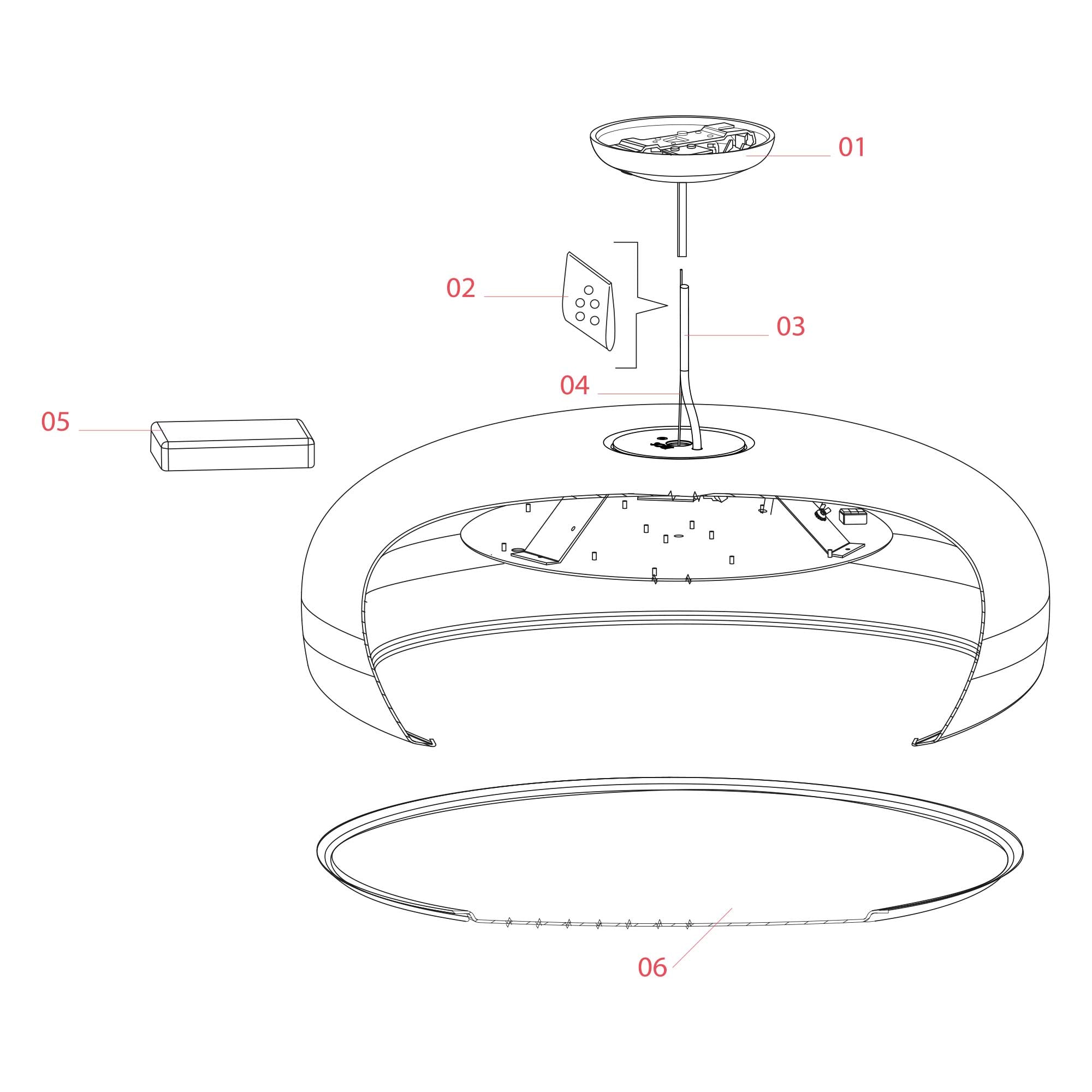 Flos Smithfield Pro LED závěsné svítidlo