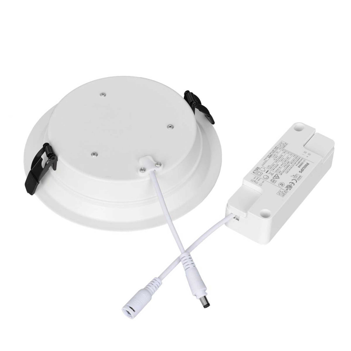 Oprawa sufitowa wpuszczana LED typu downlight, klasa ochrony IP40