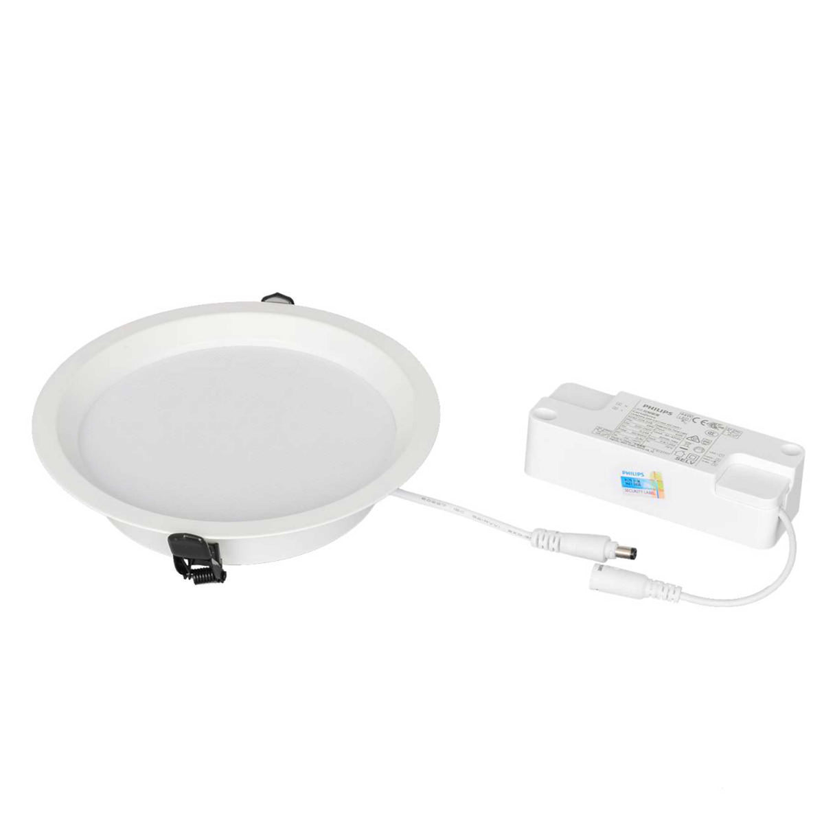 Oprawa sufitowa wpuszczana LED typu downlight, klasa ochrony IP40