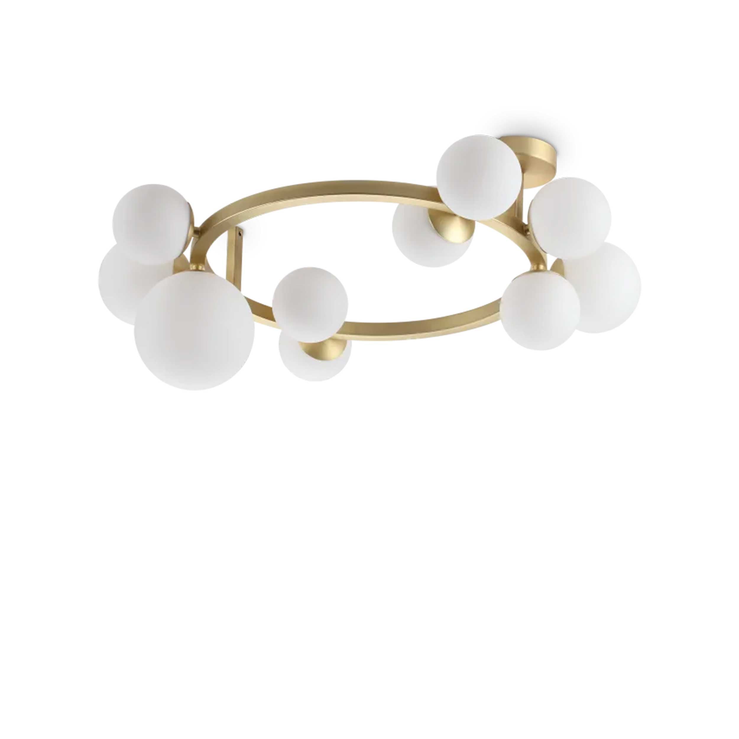 Okrągła oprawa wisząca Ideal lux Perlage G9