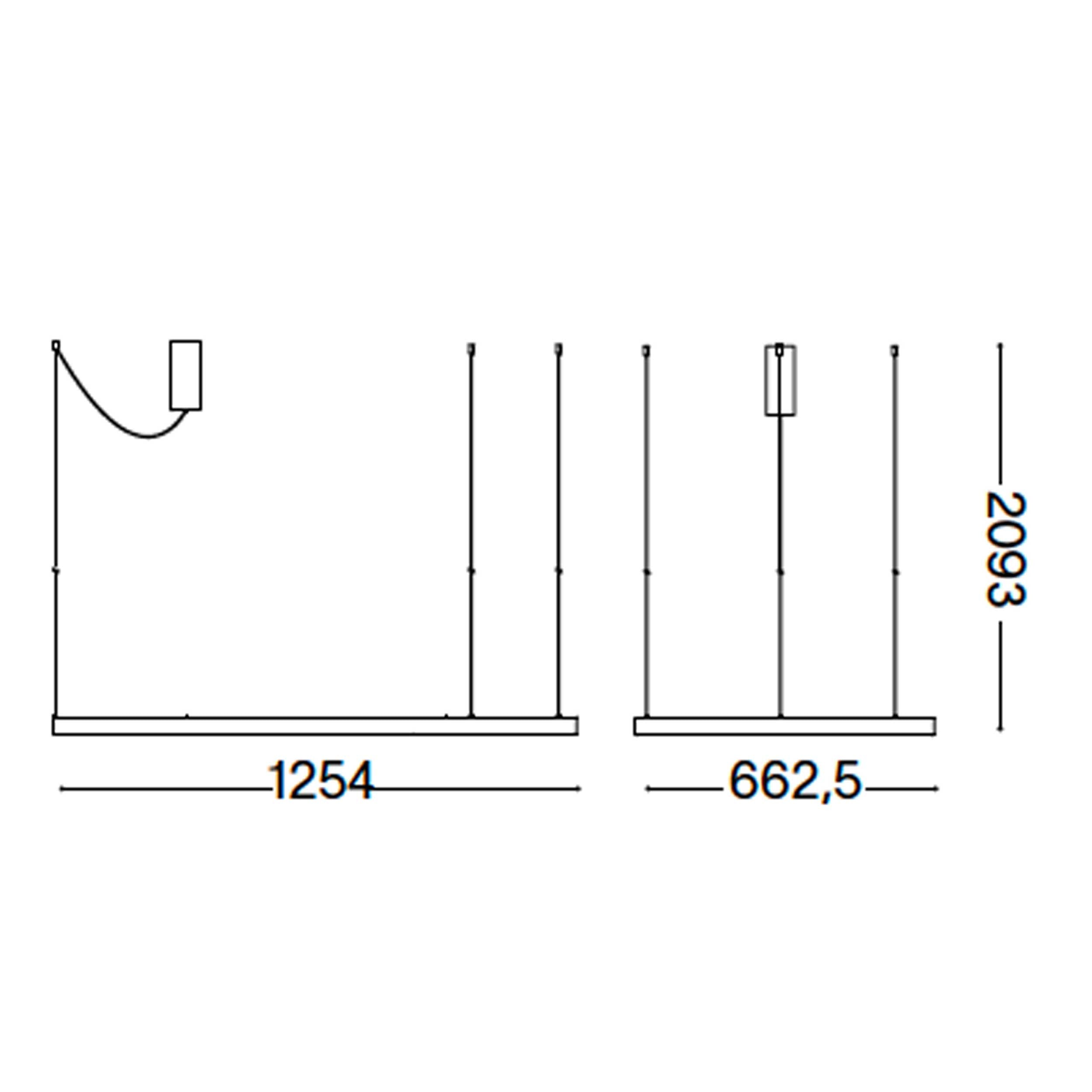 Lampa wisząca LED Ideal lux Waves