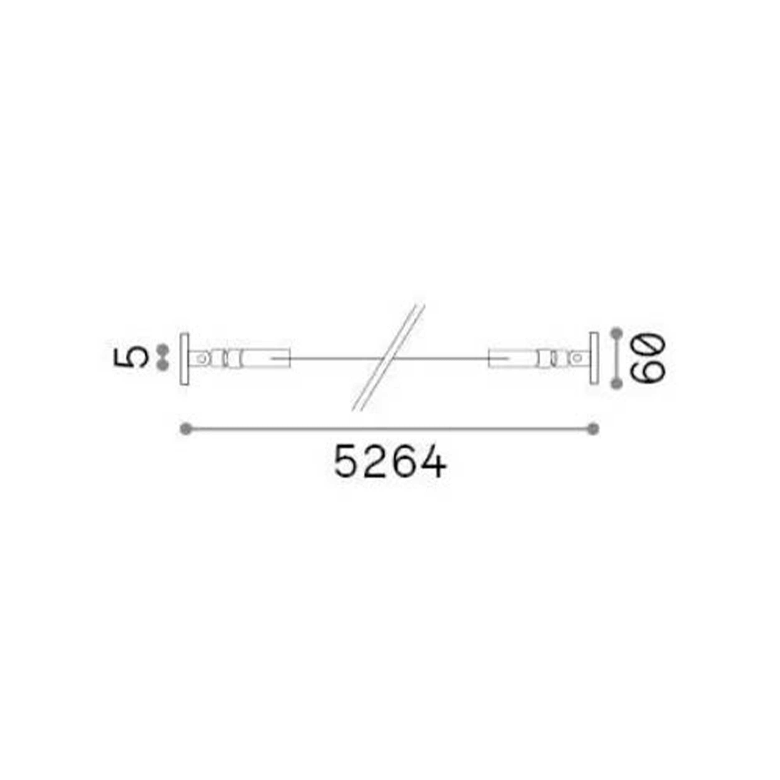 Ideal Lux Tesi flexibilní hliníkový profil pro LED pásek