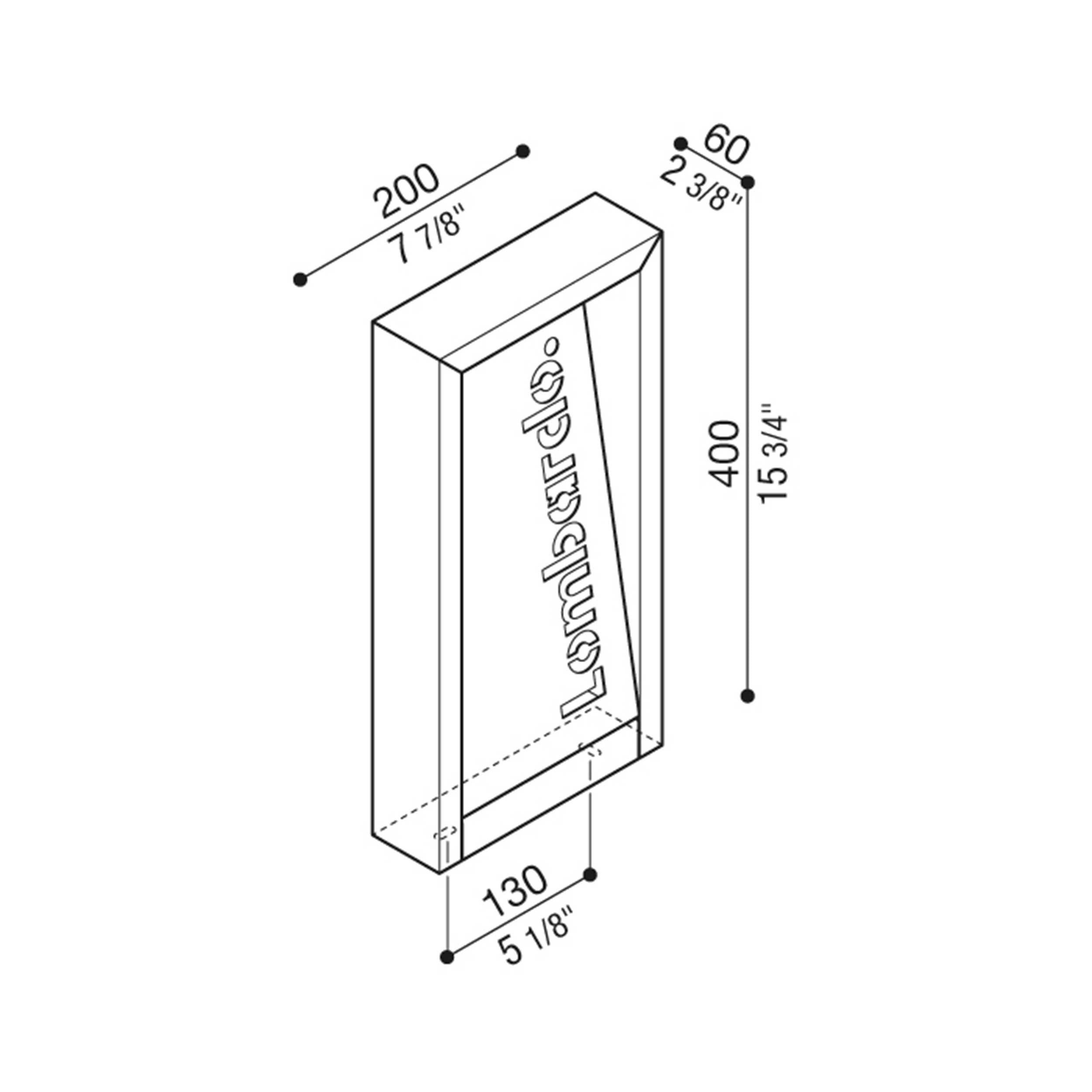 Lombardo Arke FULL Code LED venkovní sloupkové svítidlo IP66 24V