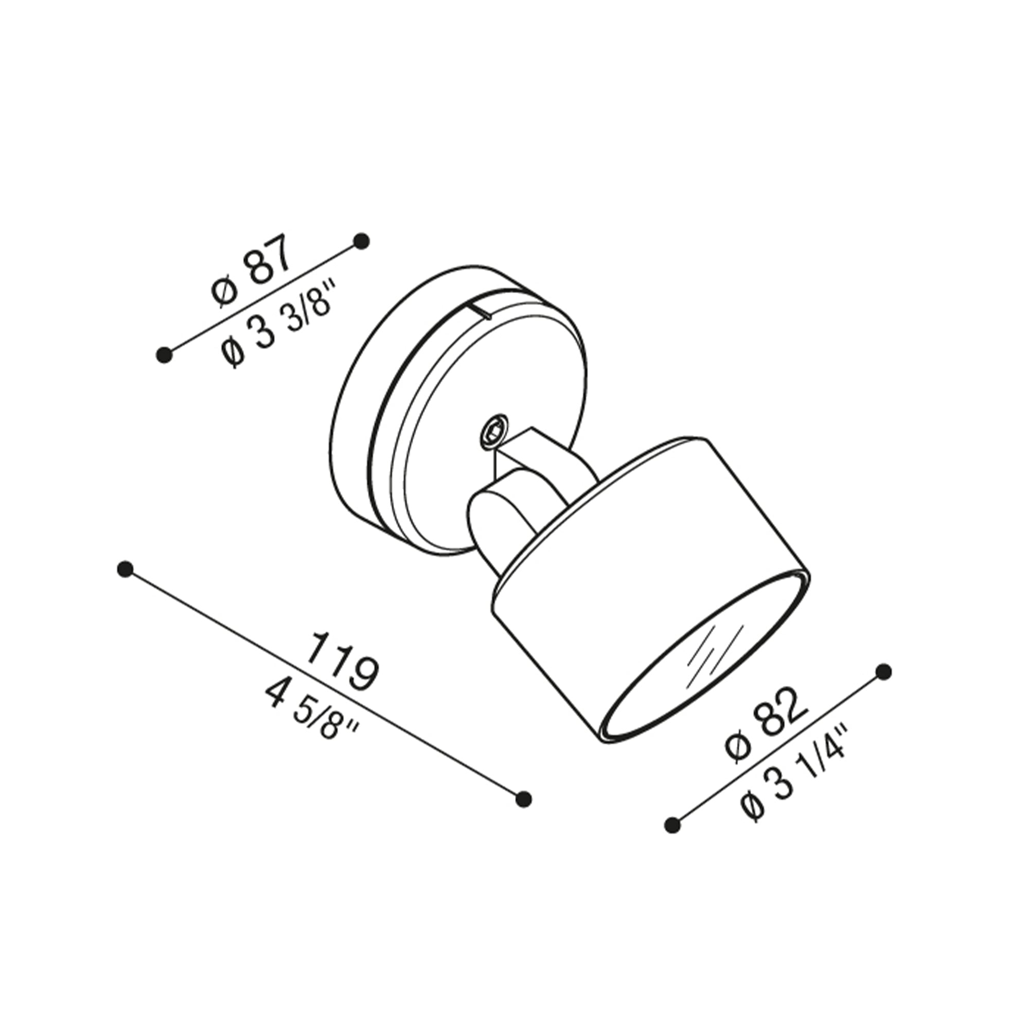 Lombardo Noa 50 Wall LED nástěnné svítidlo IP66
