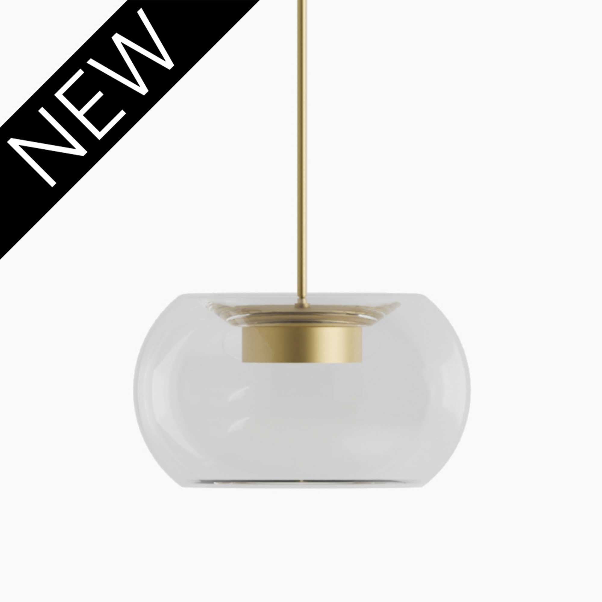 Lucis Nupar Glass LED závěsné svítidlo