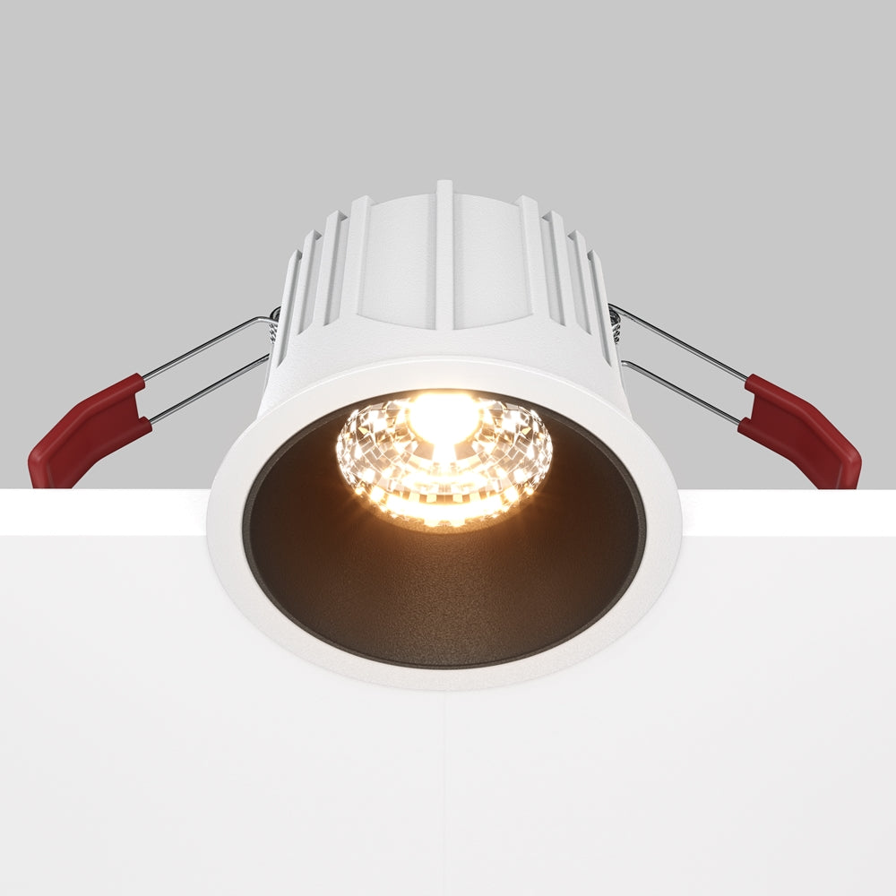 Maytoni downlight Alfa LED 36° – wpuszczana oprawa okrągła w kolorze czarnym