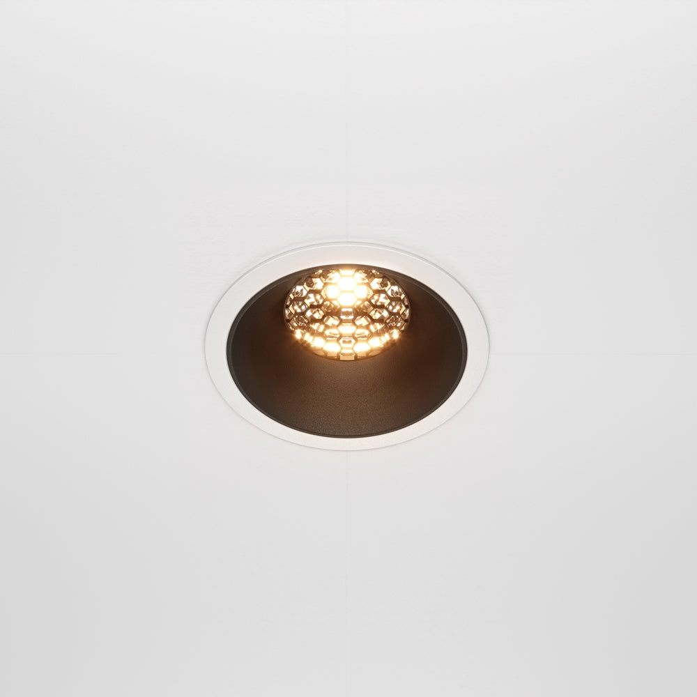 Maytoni downlight Alfa LED 36° – wpuszczana oprawa okrągła w kolorze czarnym