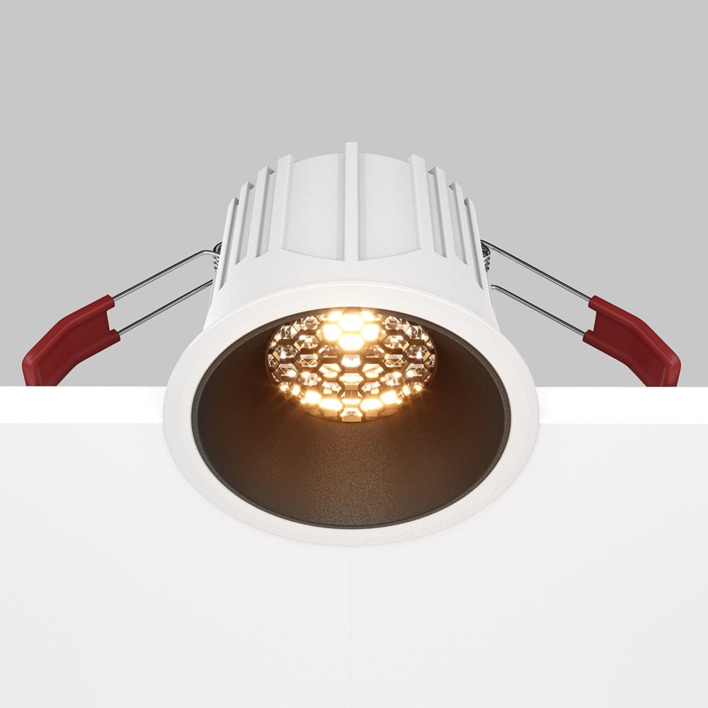 Maytoni downlight Alfa LED 36° – wpuszczana oprawa okrągła w kolorze czarnym