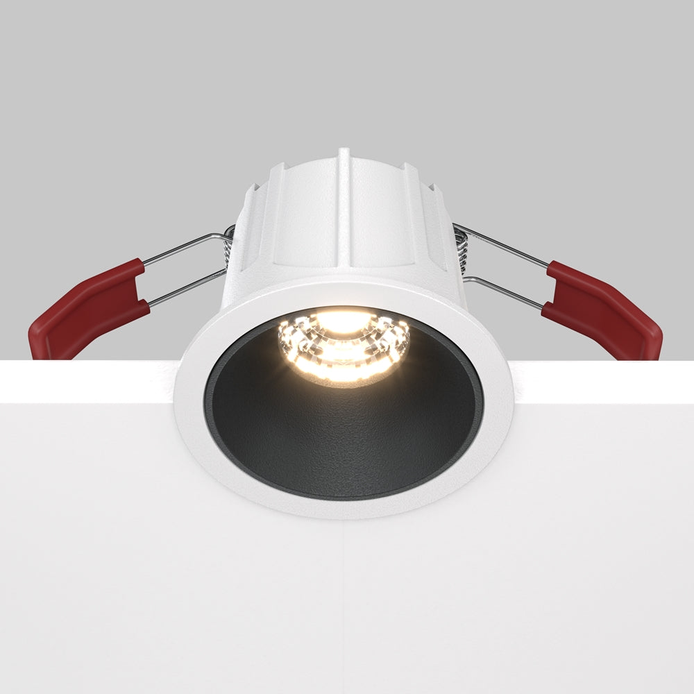 Maytoni downlight Alfa LED 36° – wpuszczana oprawa okrągła w kolorze czarnym