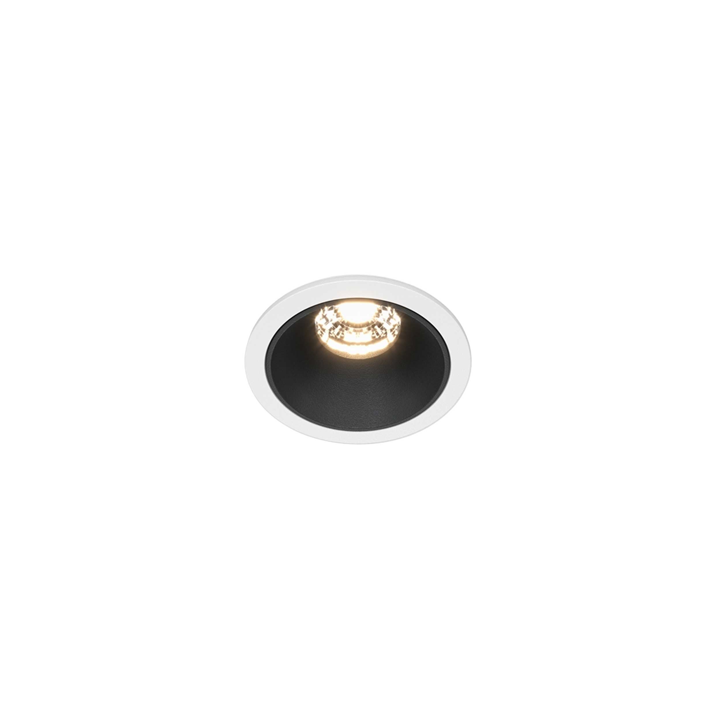 Maytoni downlight Alfa LED 36° – wpuszczana oprawa okrągła w kolorze czarnym