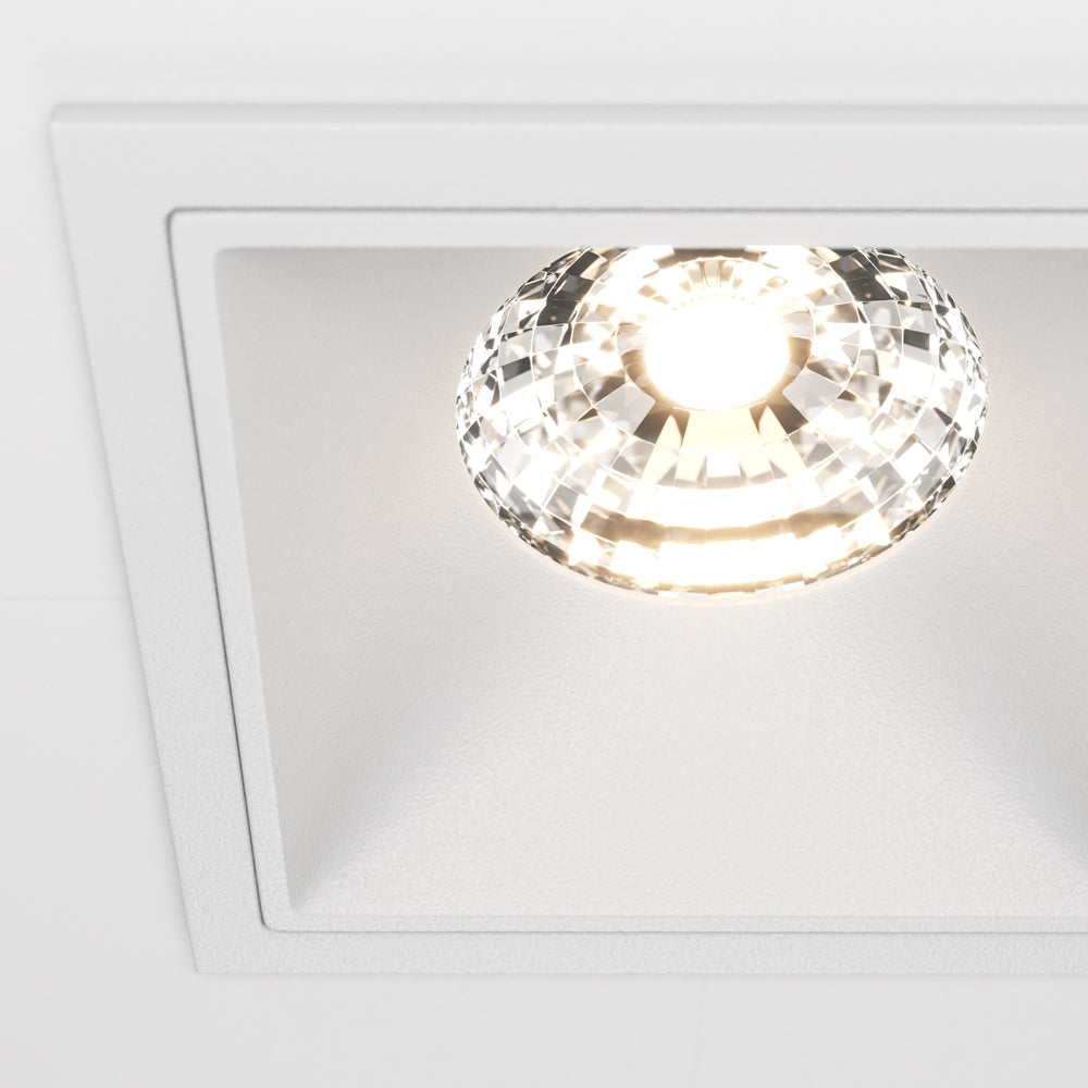 Maytoni downlight Alfa LED 15 W 36° wpuszczana oprawa kwadratowa, biała