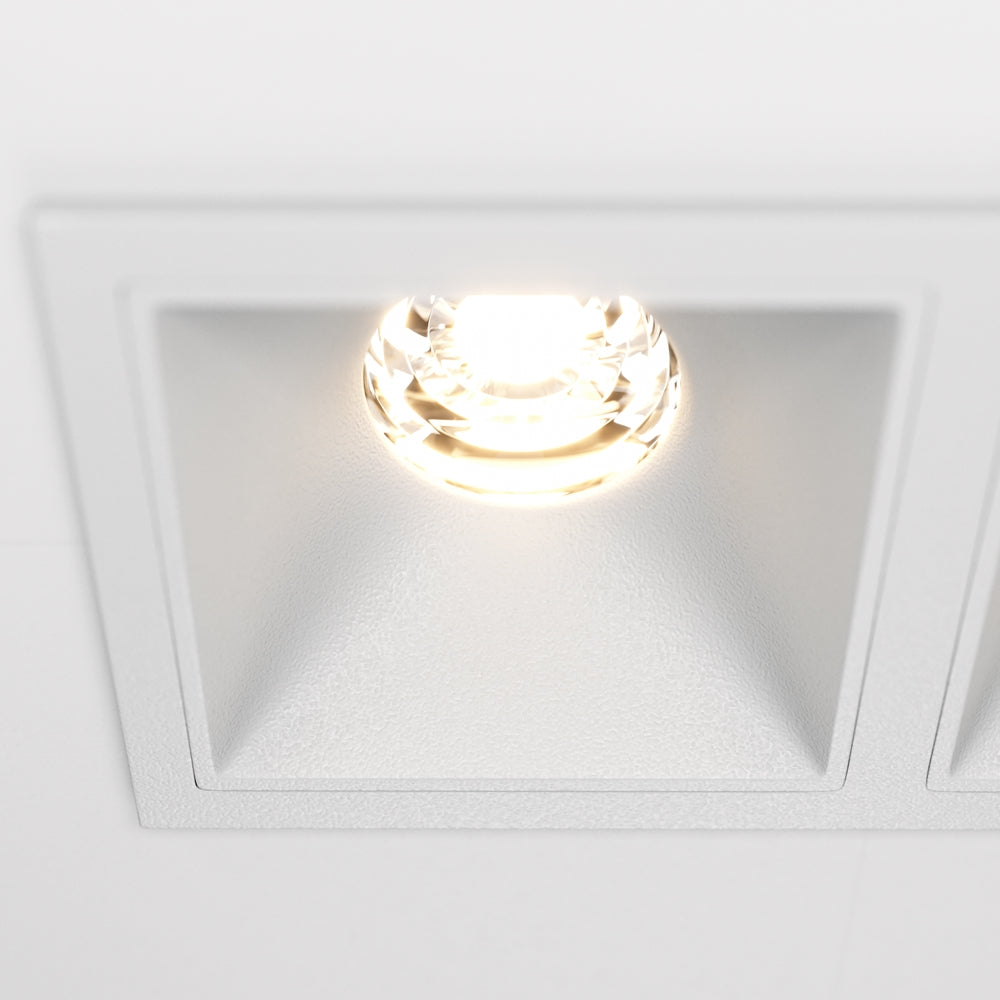 Maytoni downlight Alfa LED 10 W 36° wpuszczana oprawa kwadratowa, biała