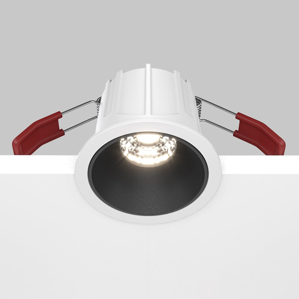 Maytoni downlight Alfa LED 36° – wpuszczana oprawa okrągła w kolorze czarnym