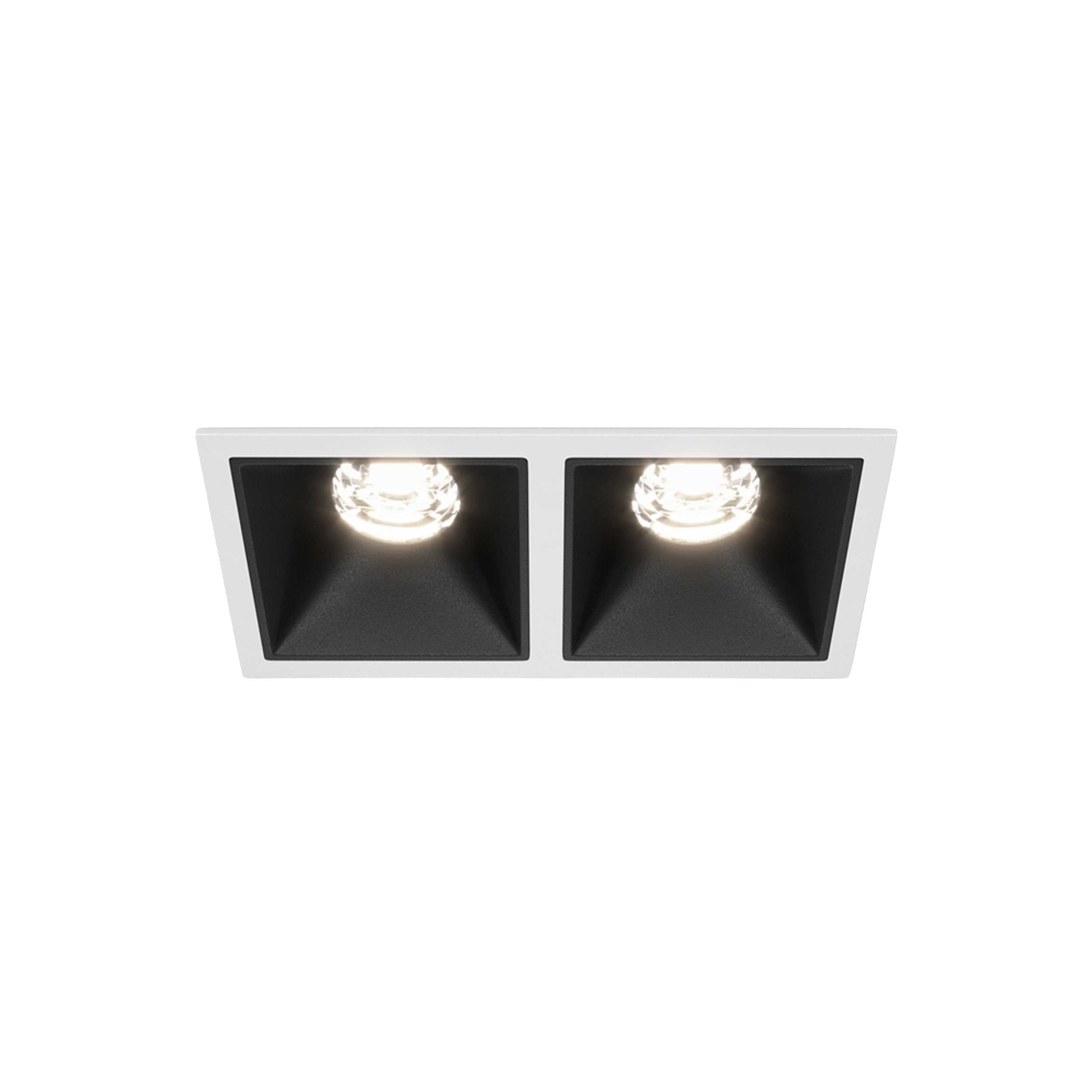 Maytoni downlight Alfa LED 10 W 36° – wpuszczana oprawa kwadratowa w kolorze czarnym