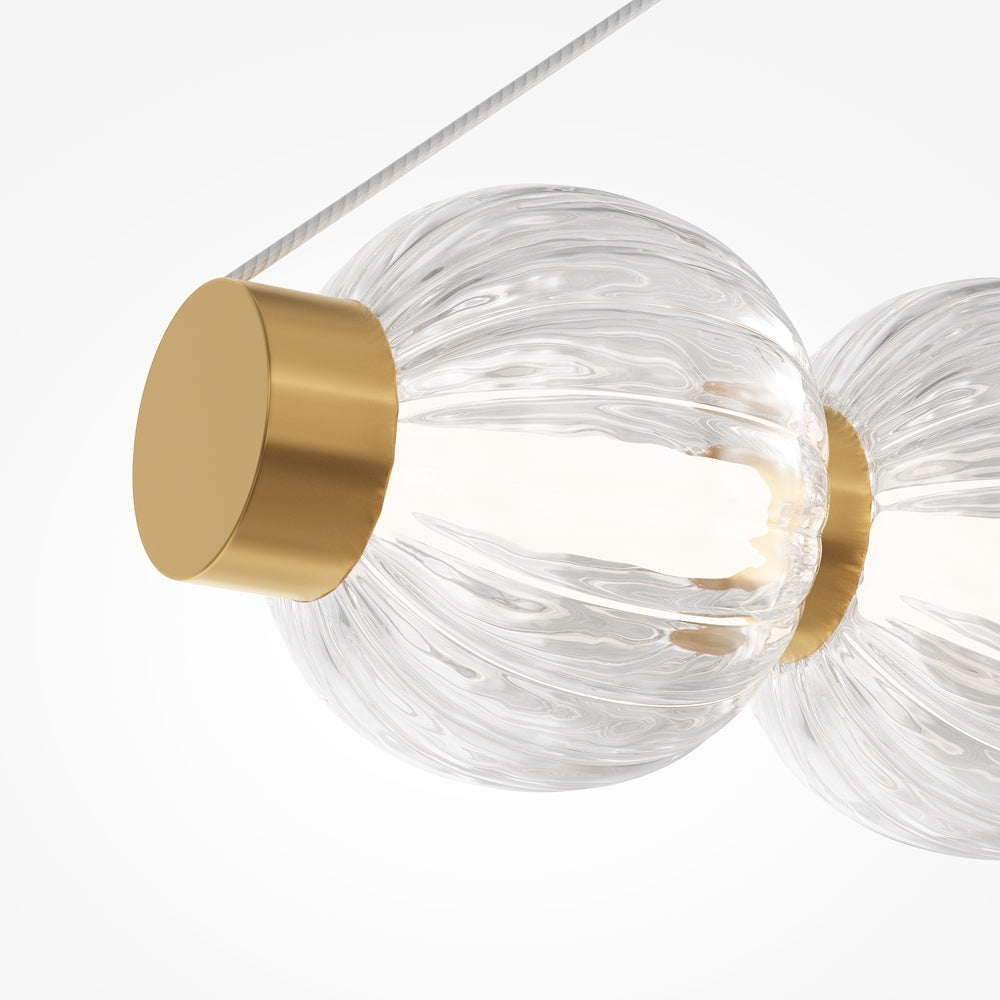 Maytoni Amulet LED – lampa wisząca w formie kompozycji łańcuchowej
