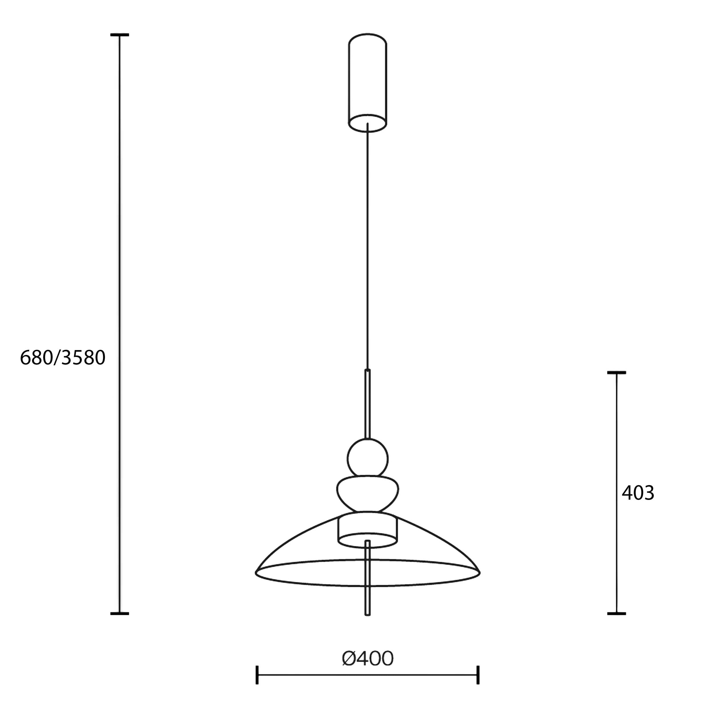 Lampa wisząca LED Maytoni Bangkok