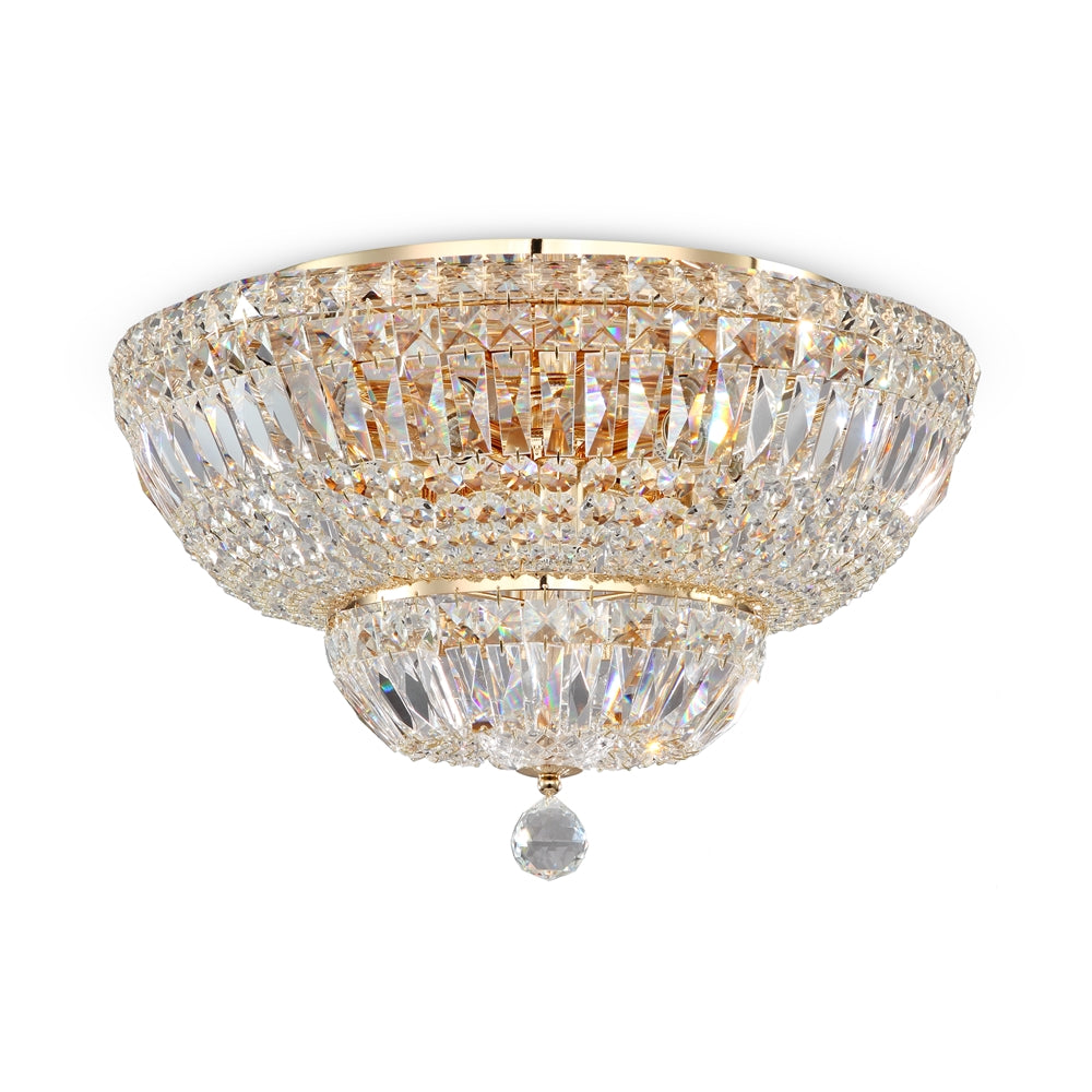 Maytoni Chandelier Basfor E14 – kryształowa oprawa naścienna